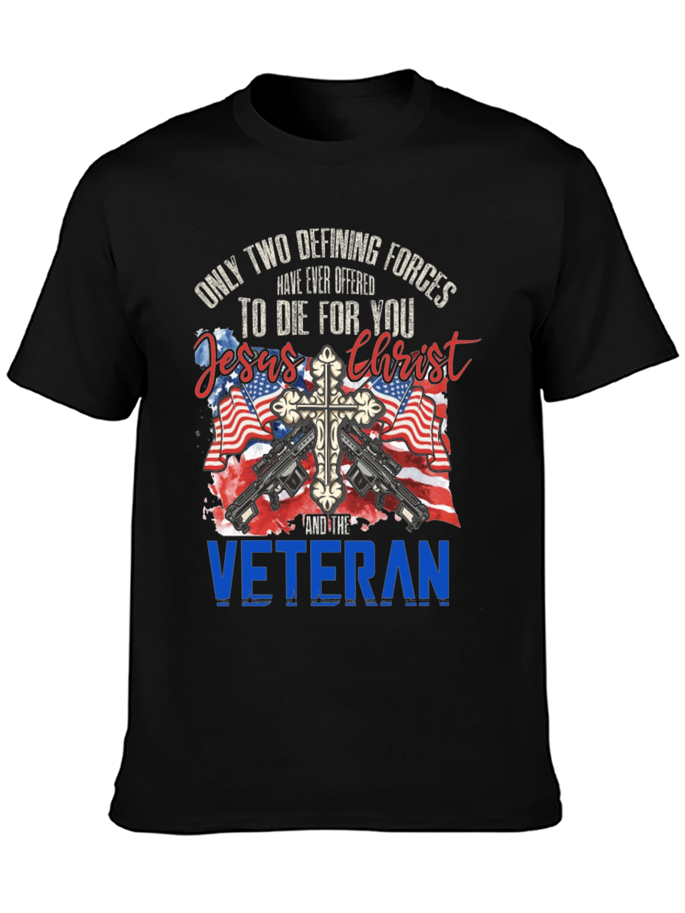 Patriotic Veteran Graphic T-Shirt