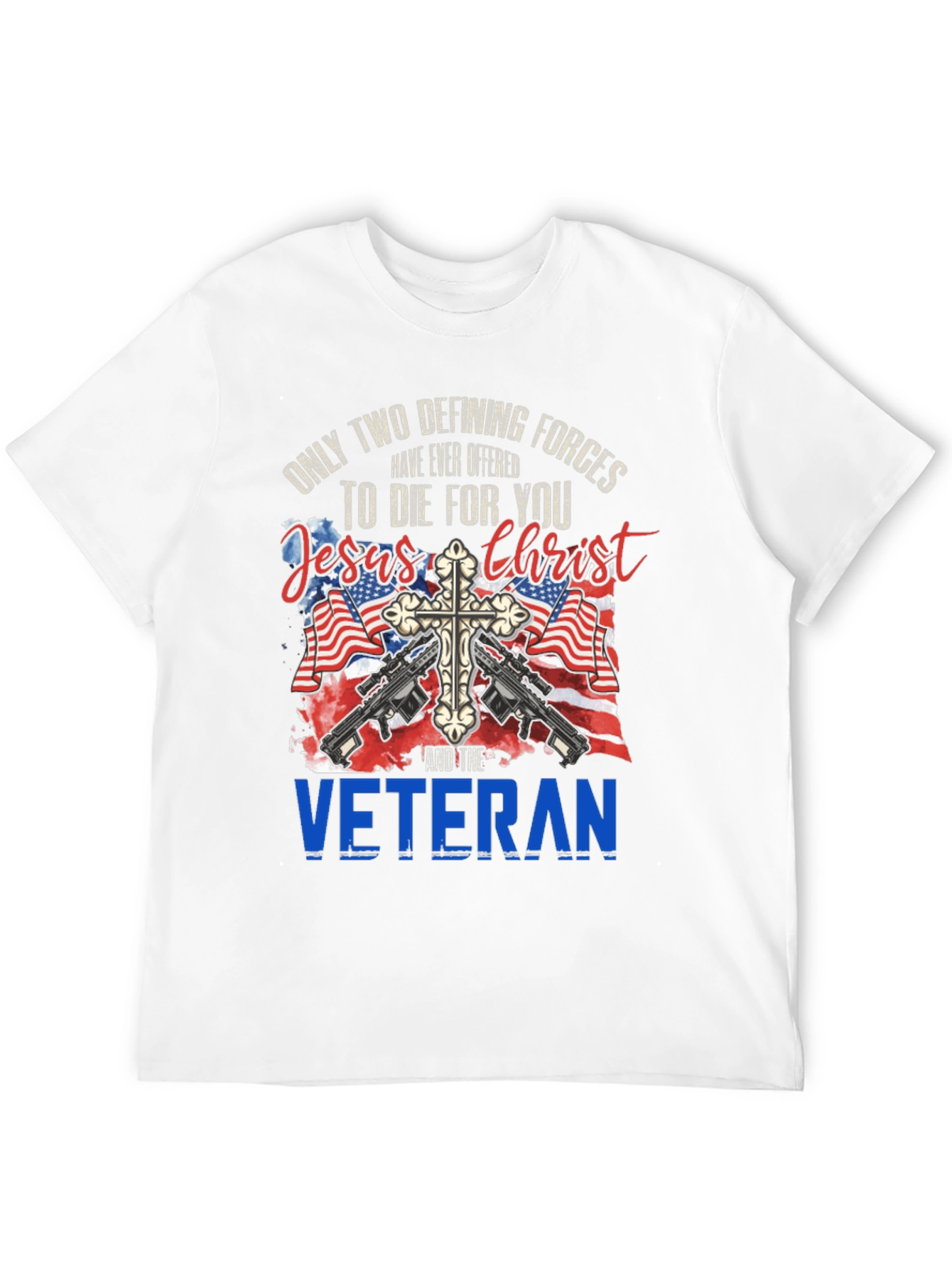 Patriotic Veteran Graphic T-Shirt