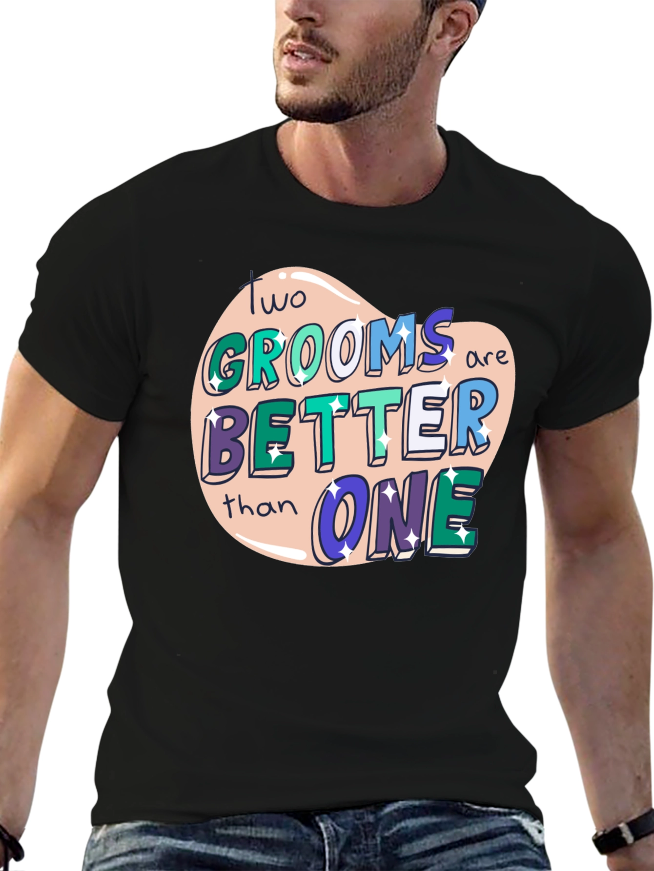 Two Grooms Better Than One Tee
