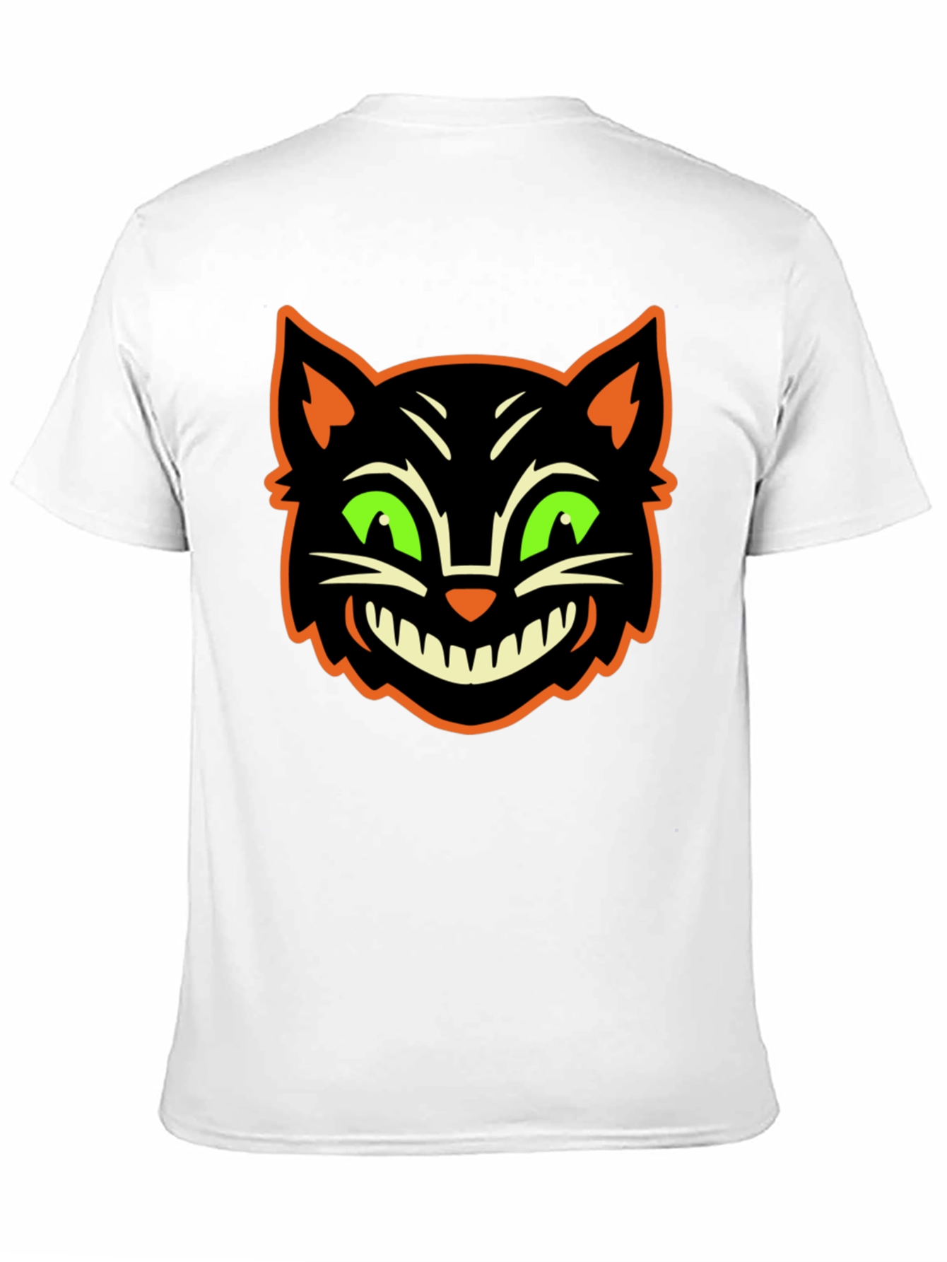 Halloween Cat Graphic T-Shirt