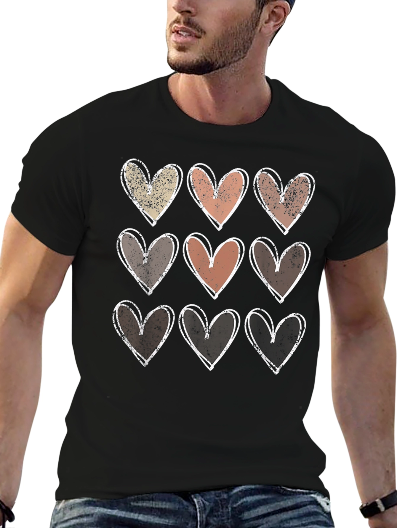 Diversity Hearts Graphic Tee