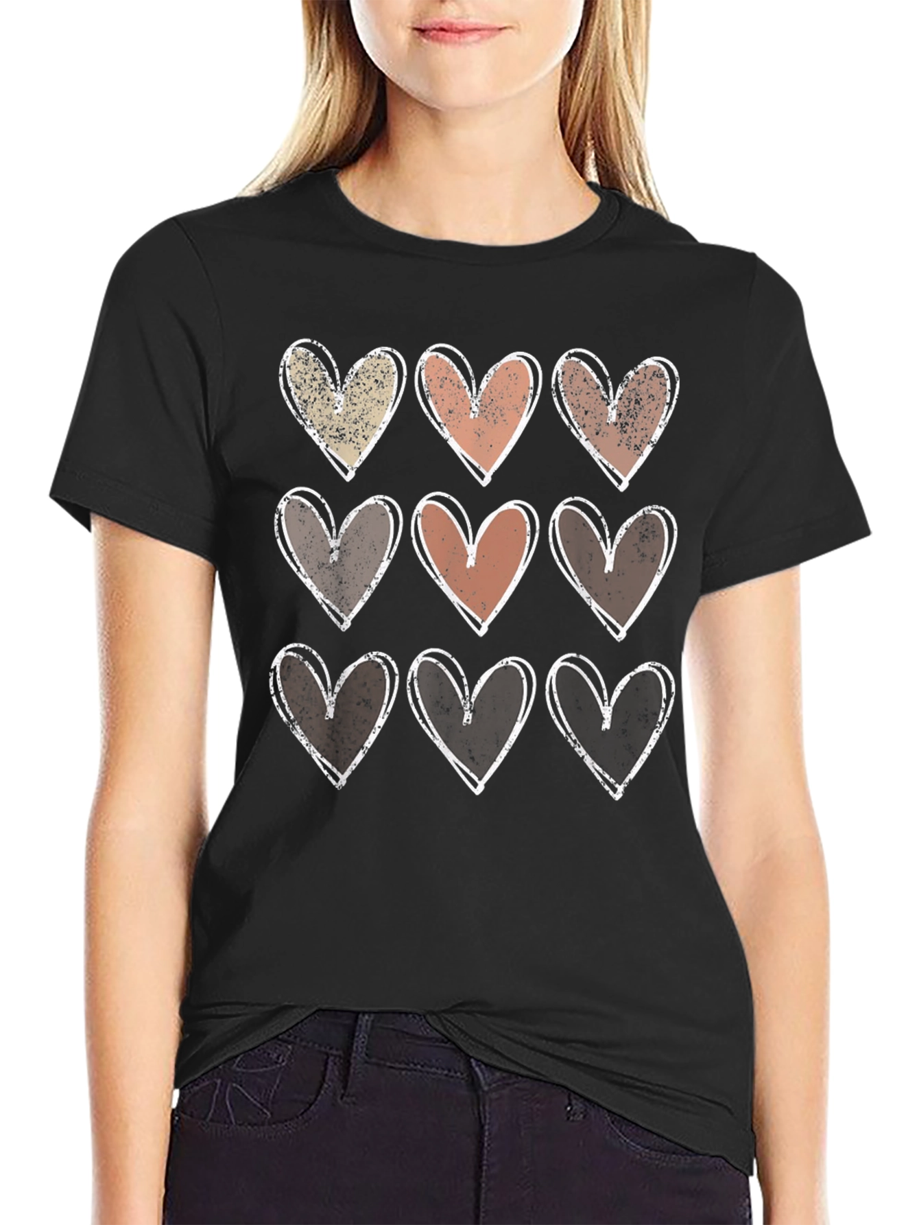 Diversity Hearts Graphic Tee