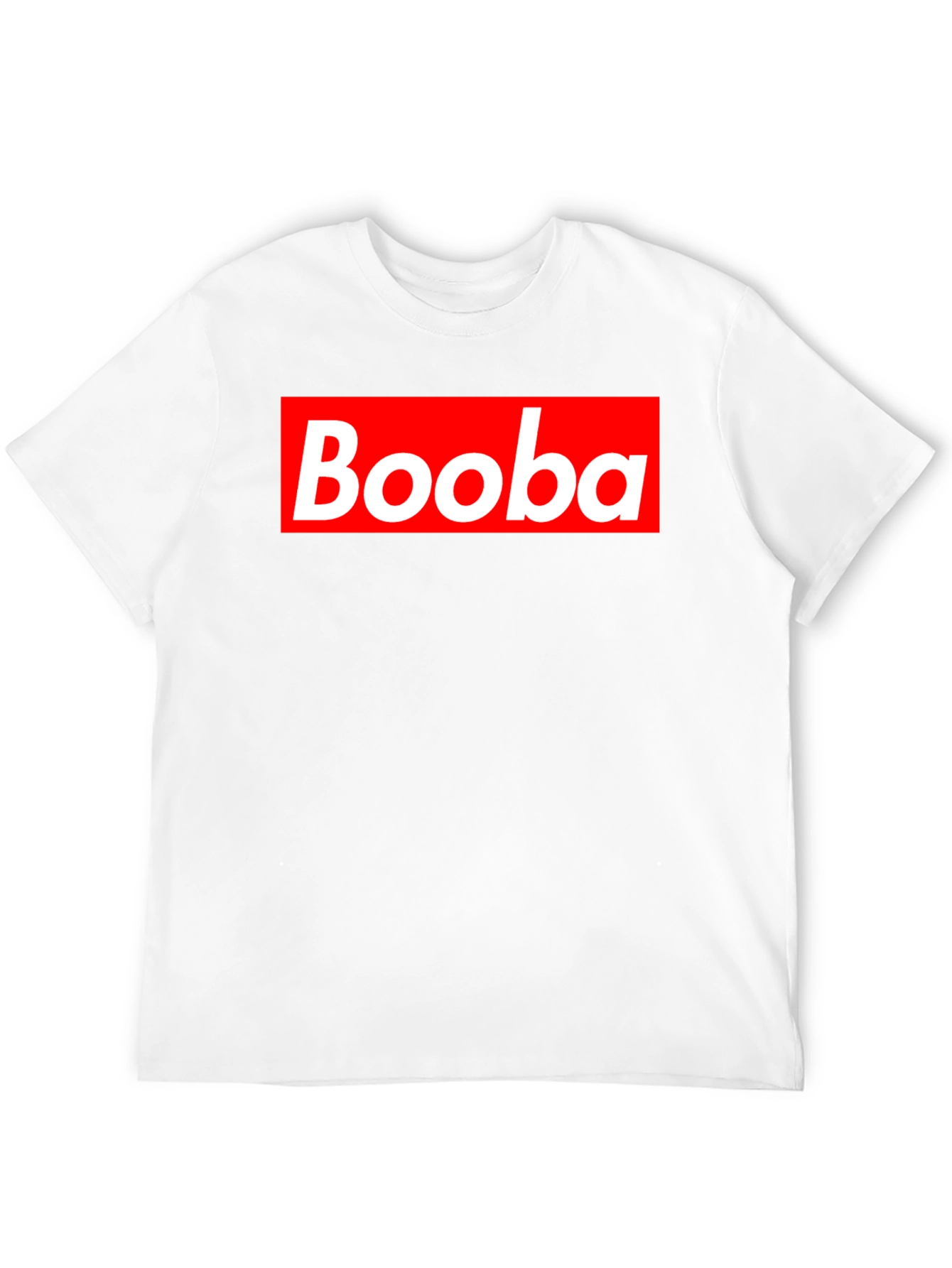 Booba Parody T-Shirt - Red Box Logo Design
