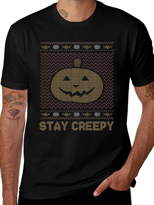 Stay Creepy Halloween Pumpkin T-Shirt