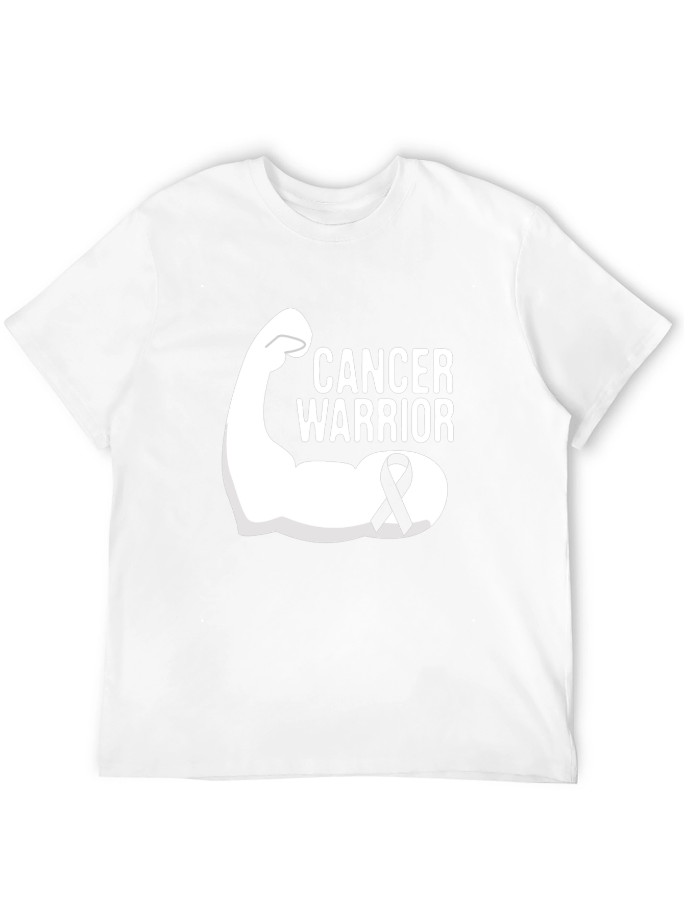 Cancer Warrior T-Shirt - Black Graphic Tee