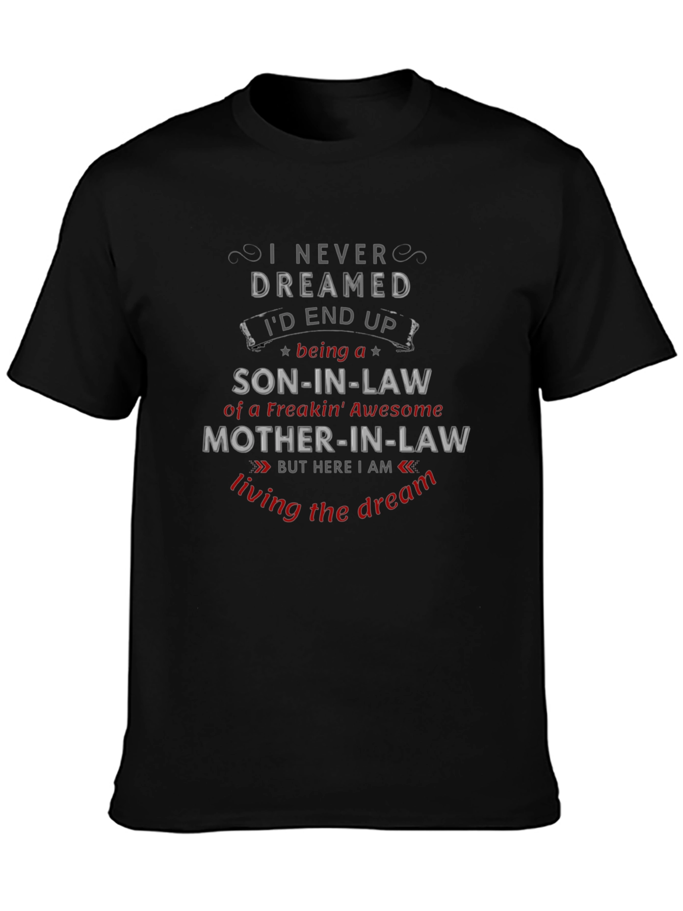 Awesome Son-in-Law Mother-in-Law Graphic T-Shirt
