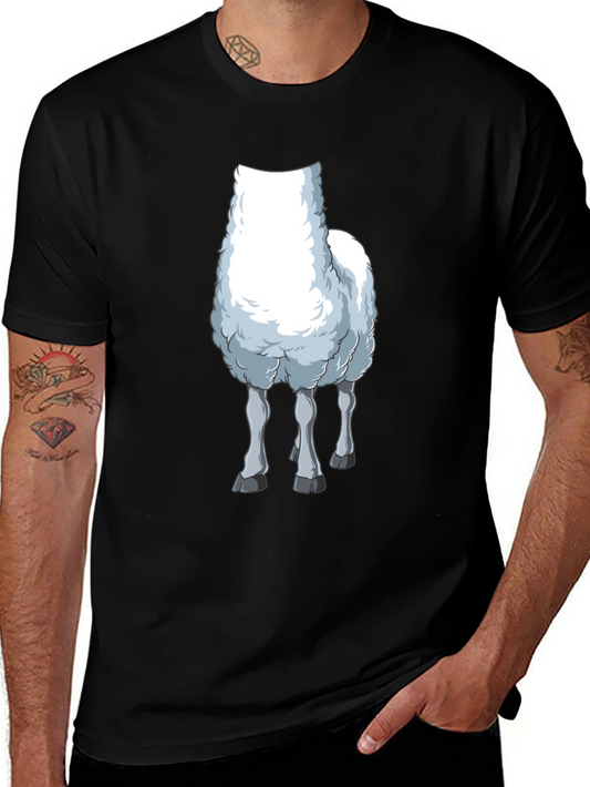 Llama Graphic Tee - Mens Black T-Shirt