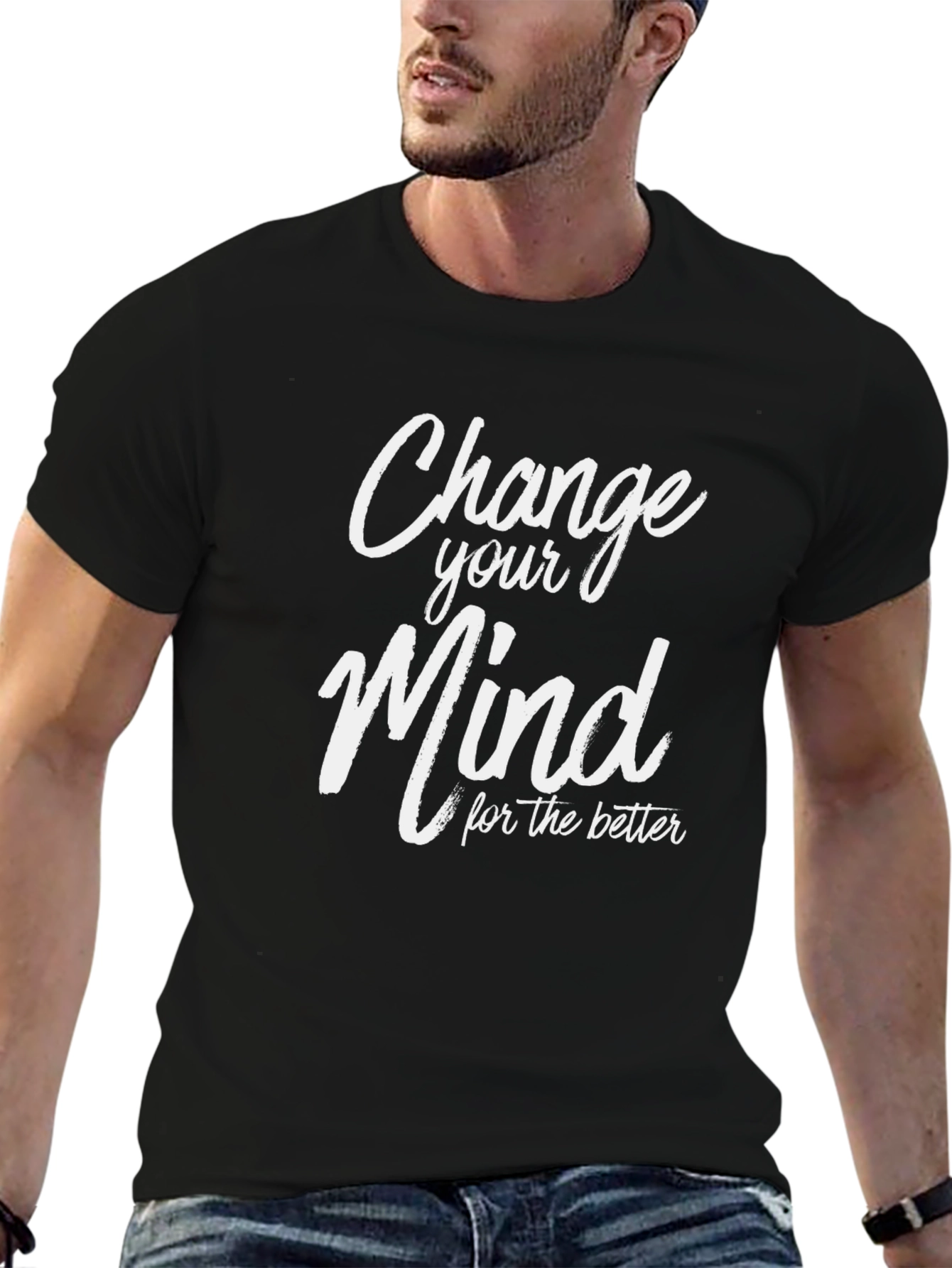 Change Your Mind Graphic Tee - Trendy Comfort