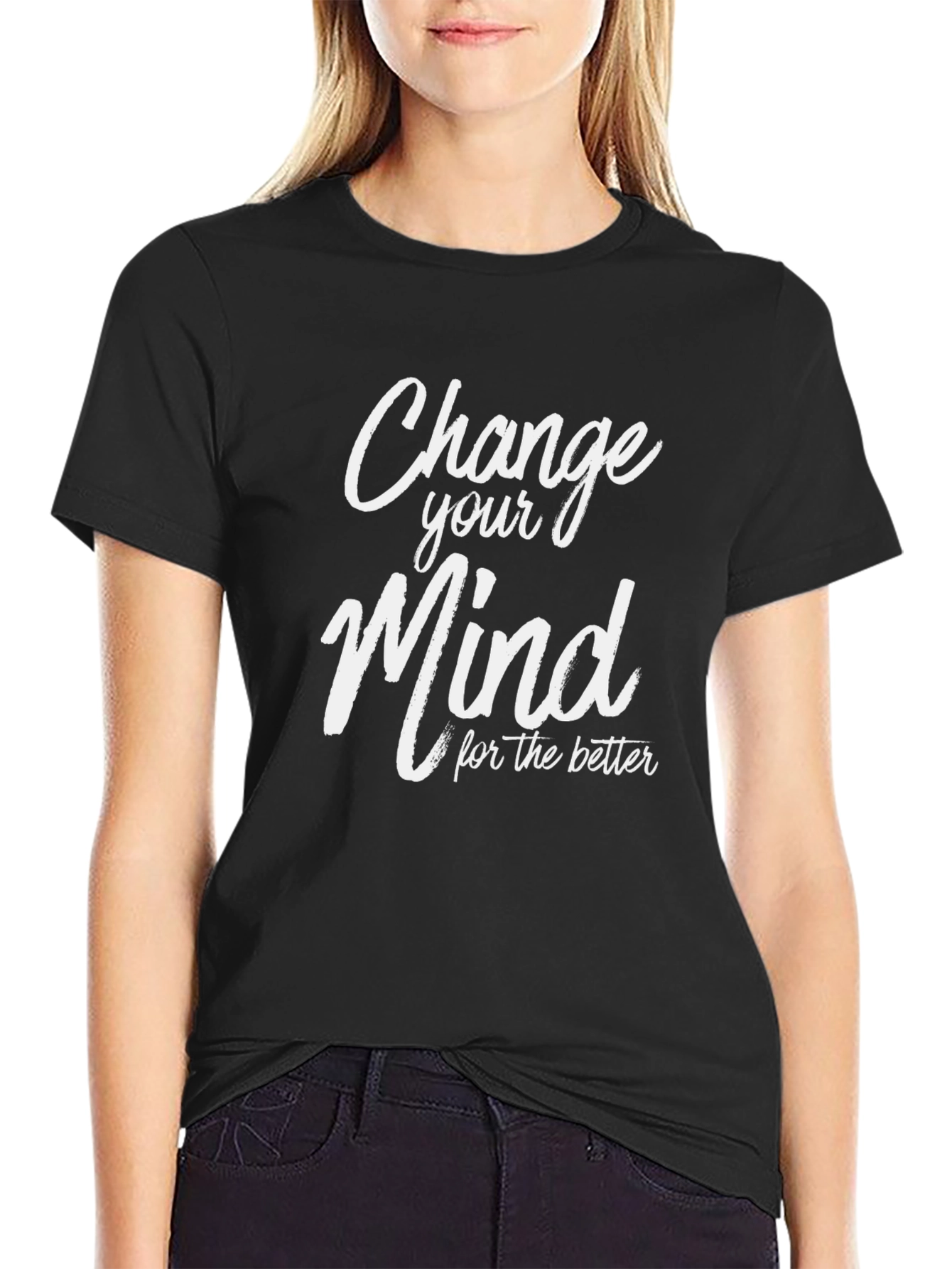 Change Your Mind Graphic Tee - Trendy Comfort