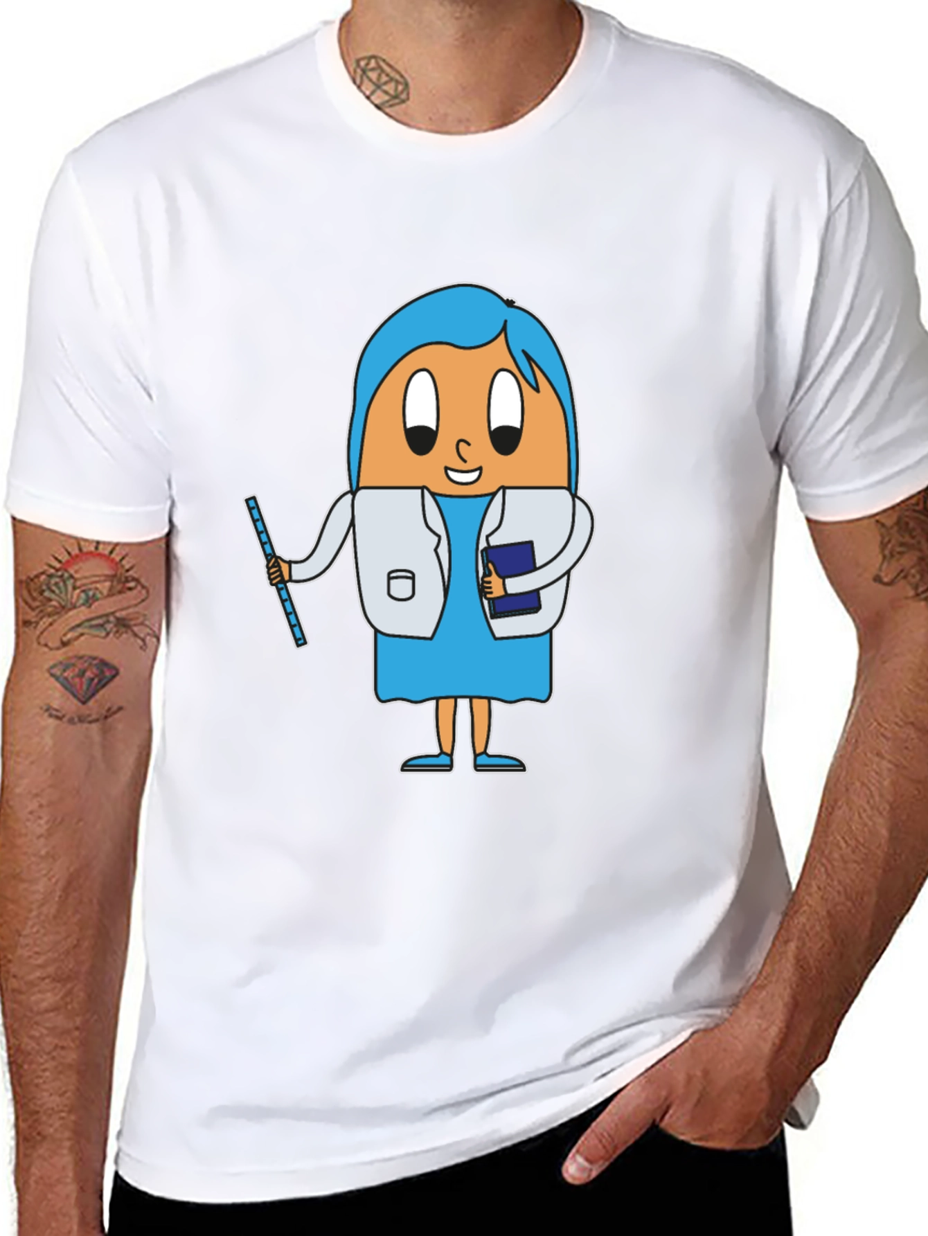 Egg Doctor T-Shirt - Funny Cartoon Medical Tee