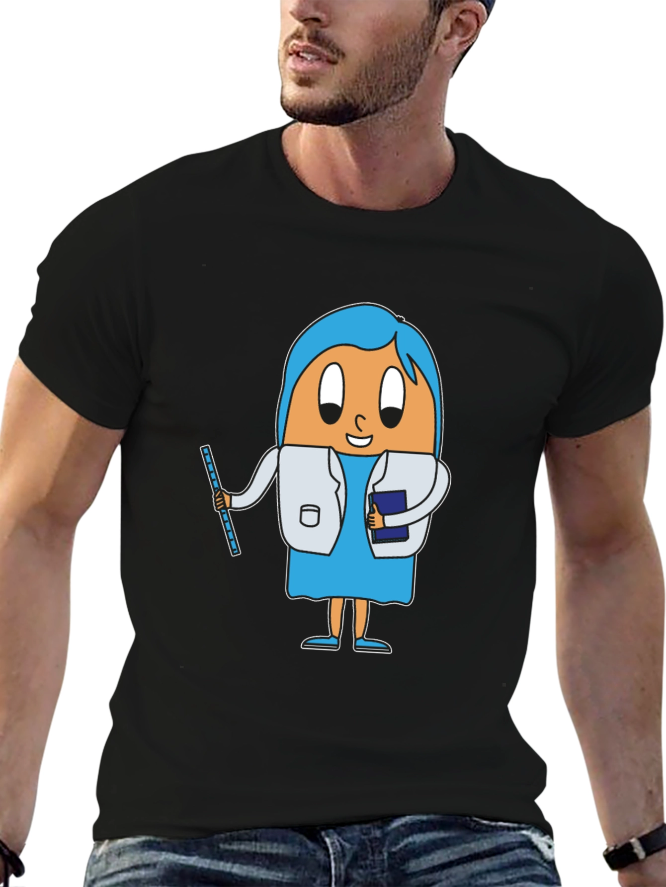 Egg Doctor T-Shirt - Funny Cartoon Medical Tee