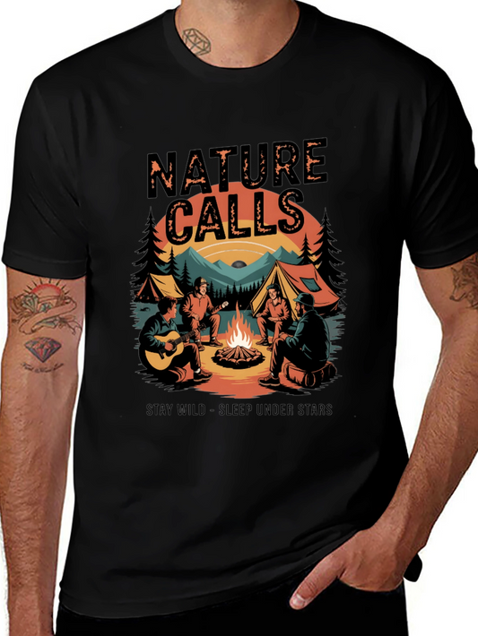 Nature Calls Camping Graphic Tee