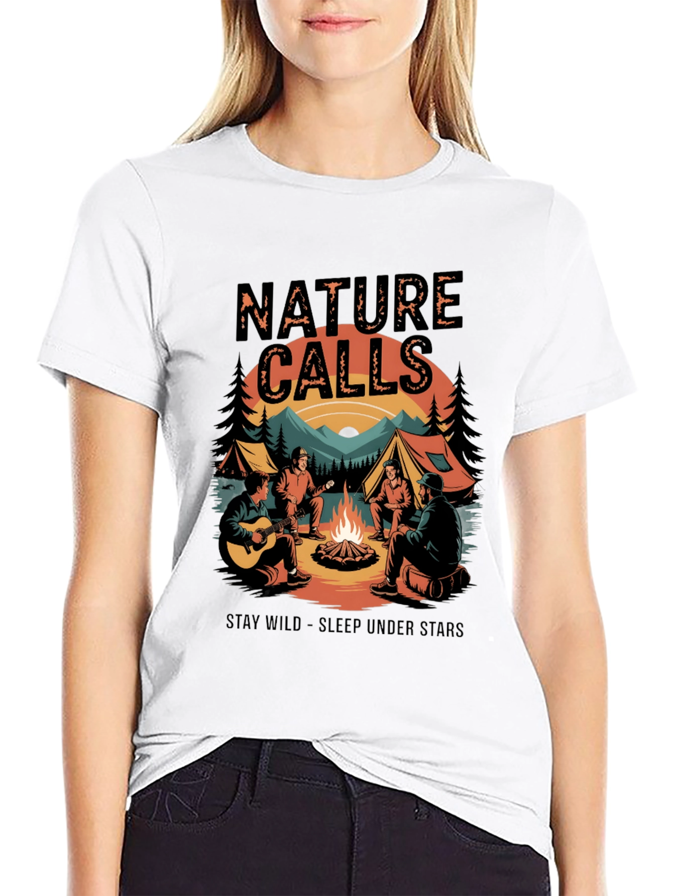 Nature Calls Camping Graphic Tee