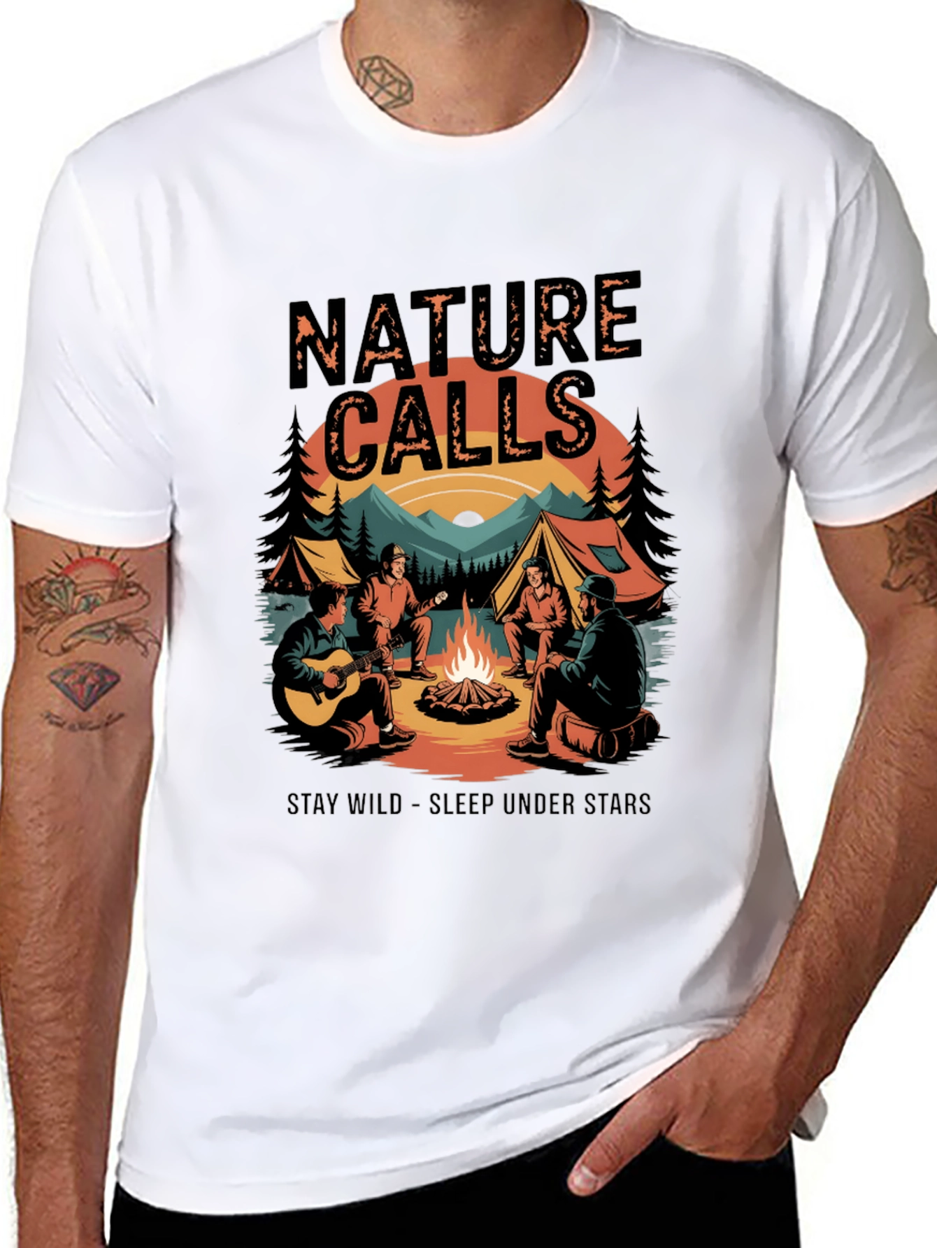 Nature Calls Camping Graphic Tee
