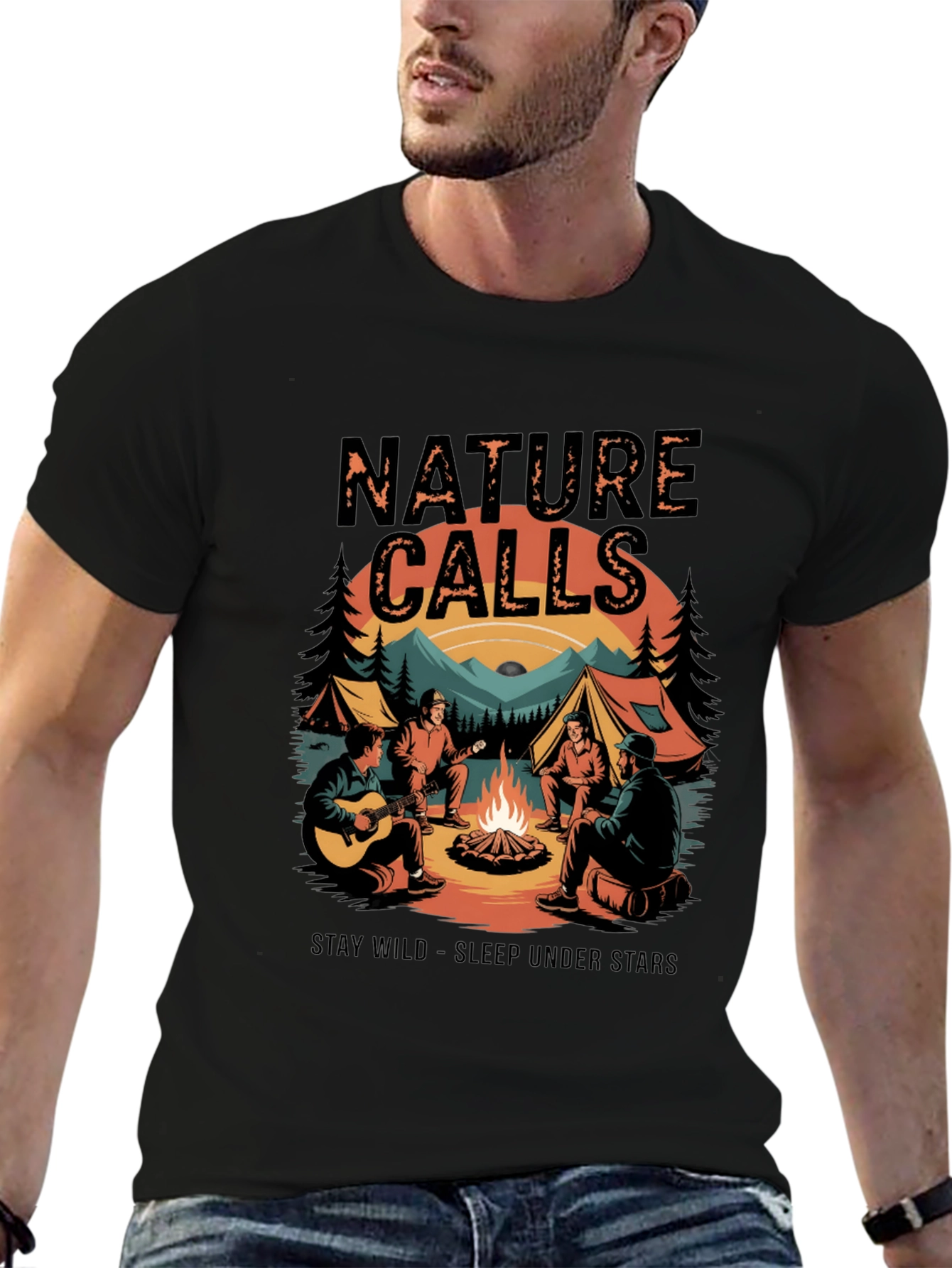 Nature Calls Camping Graphic Tee