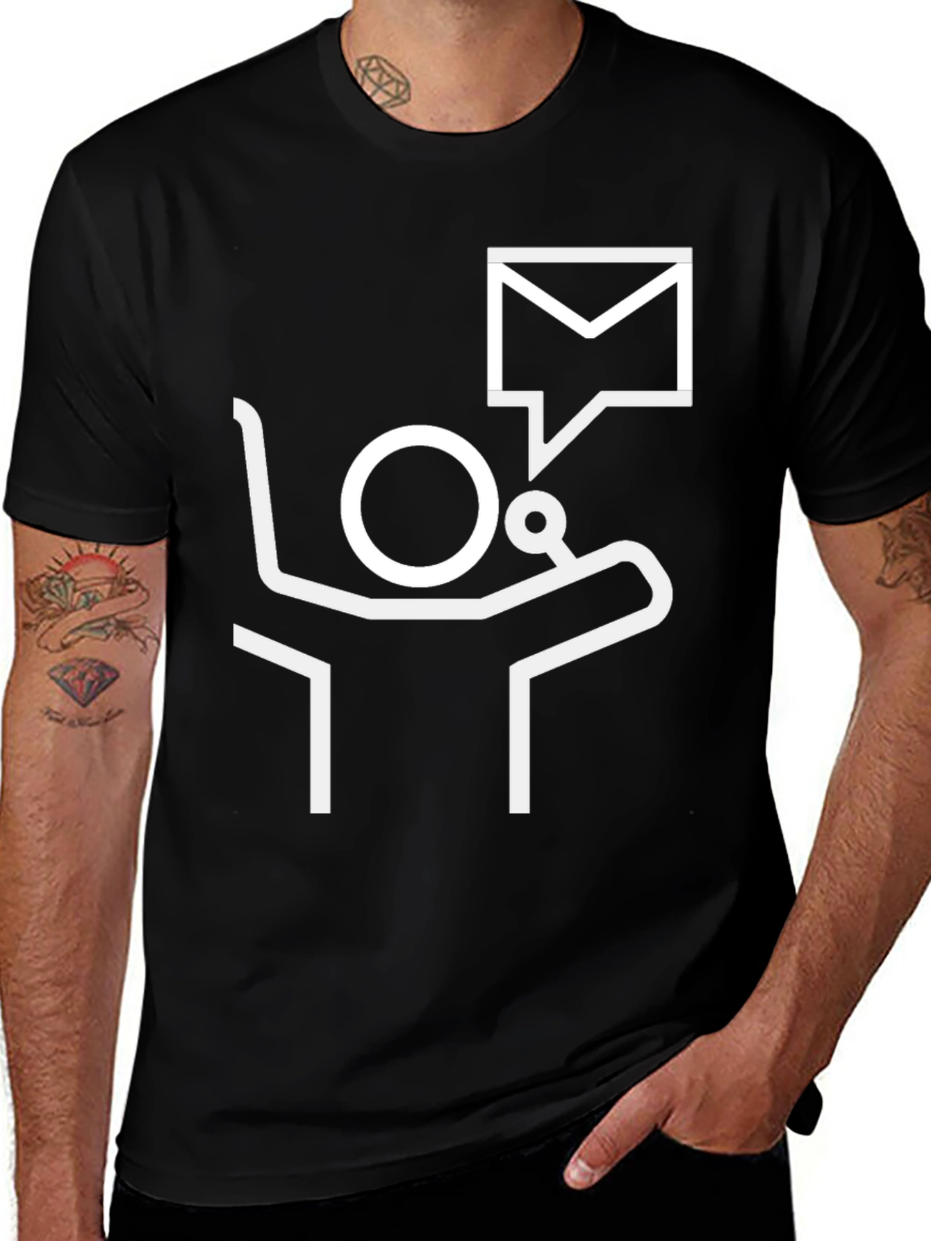 Email Addict T-Shirt - Funny Graphic Tee