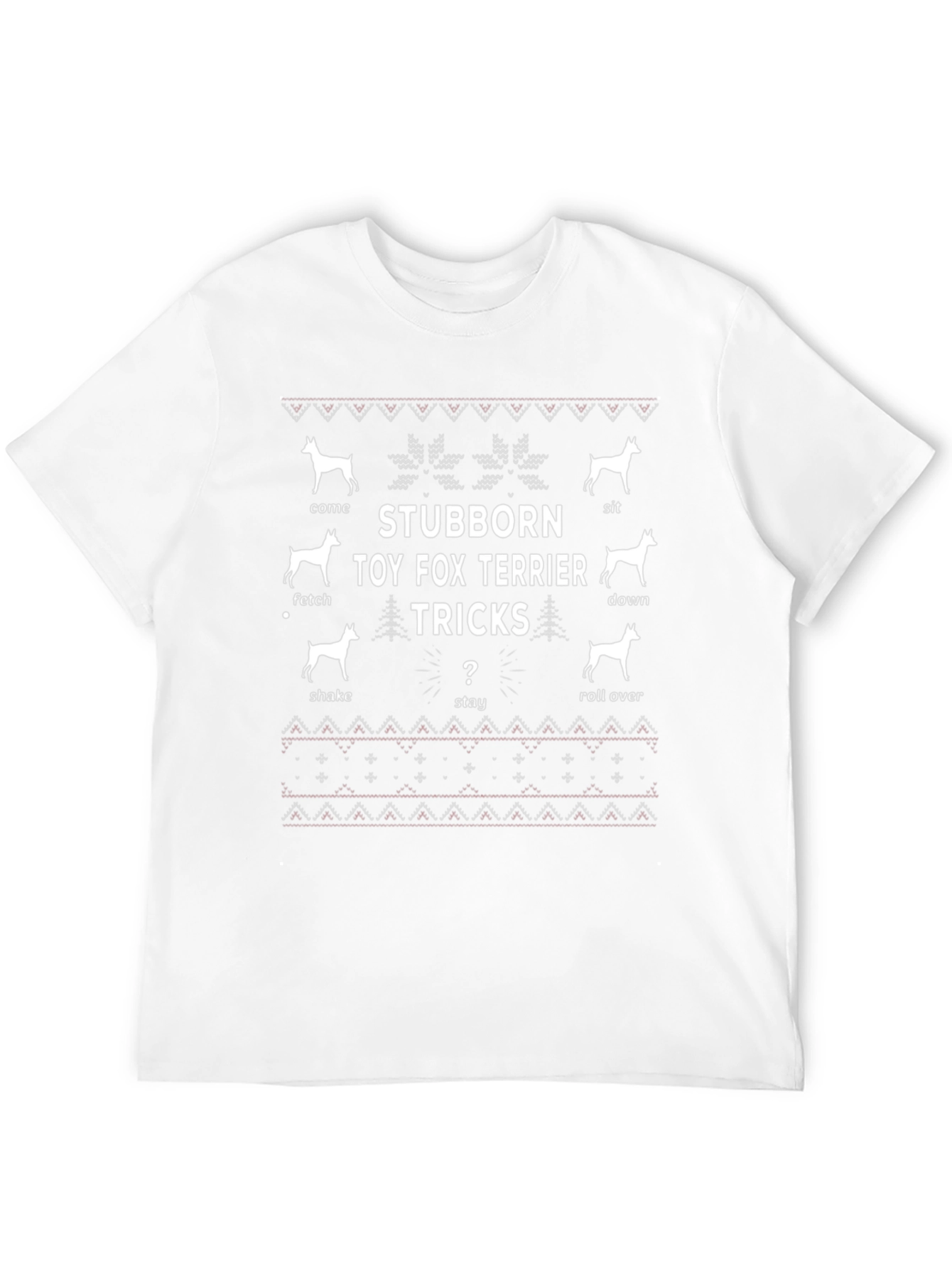 Stubborn Toy Fox Terrier Tricks Graphic T-Shirt