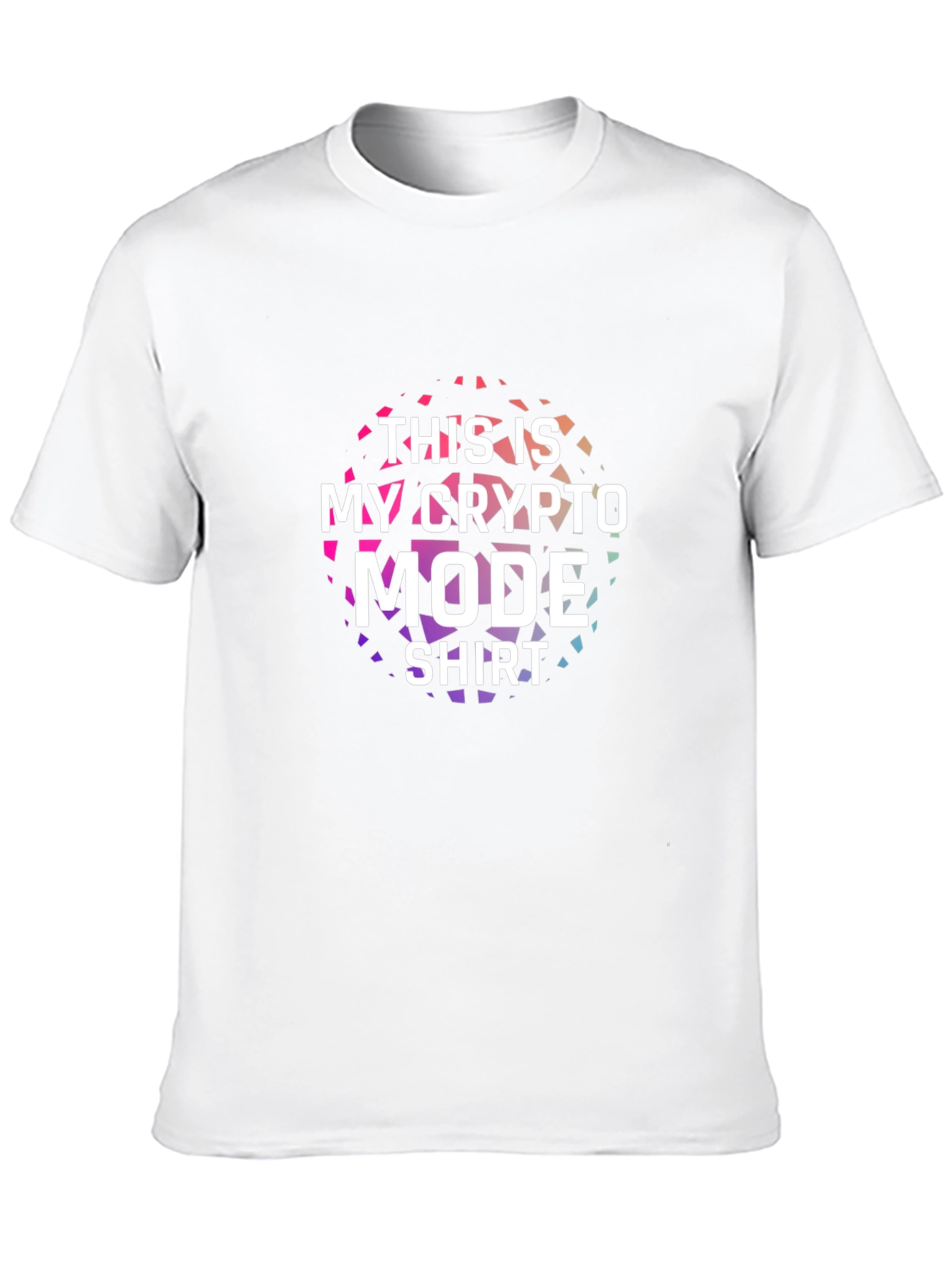Crypto Mode T-Shirt - Black Cotton Tee