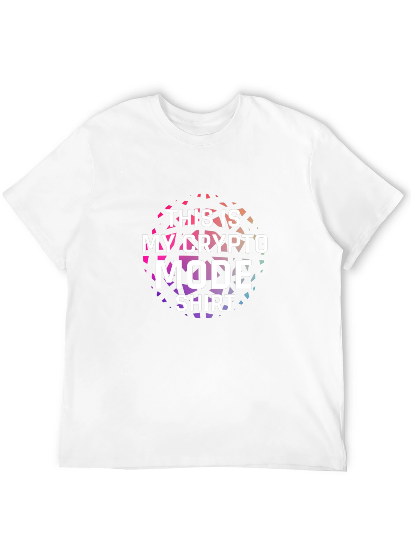 Crypto Mode T-Shirt - Black Cotton Tee