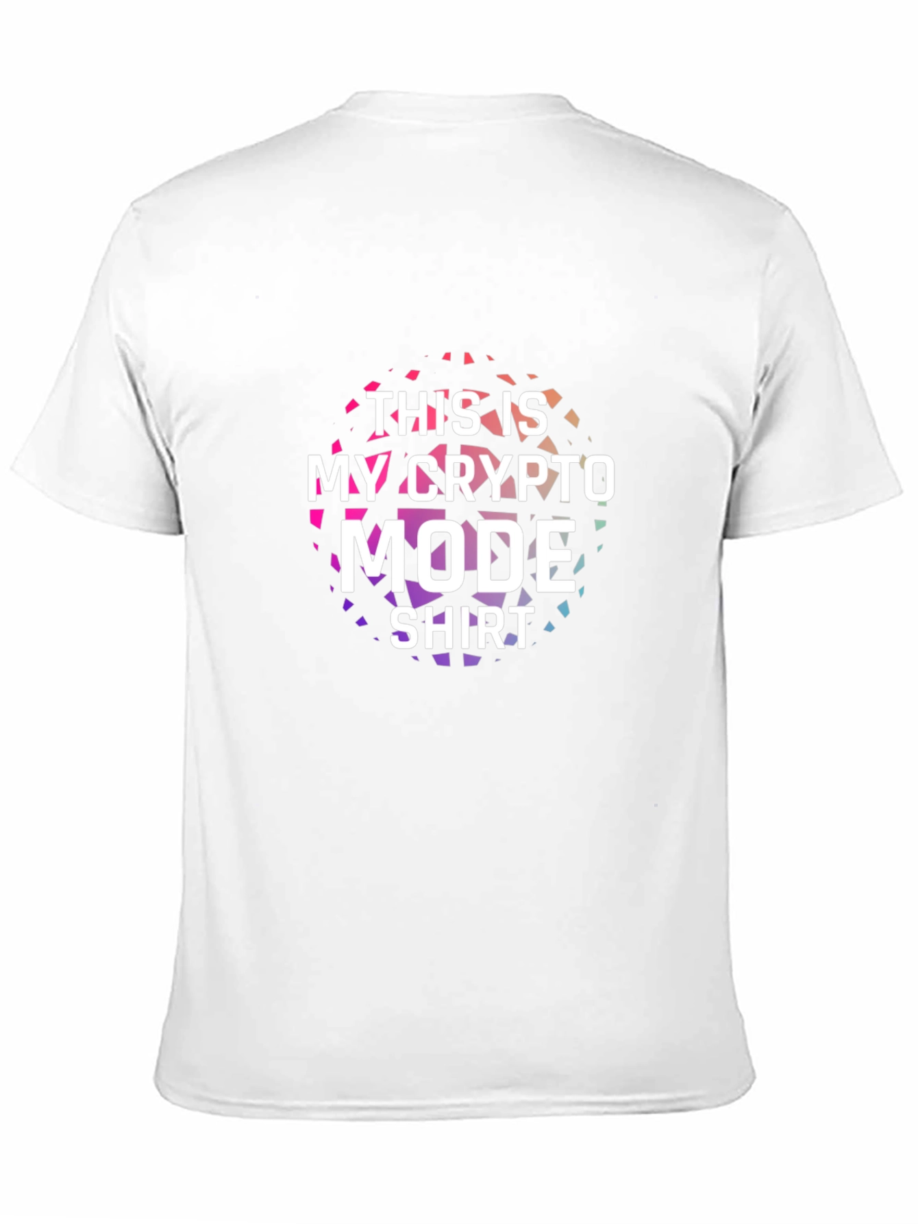 Crypto Mode T-Shirt - Black Cotton Tee