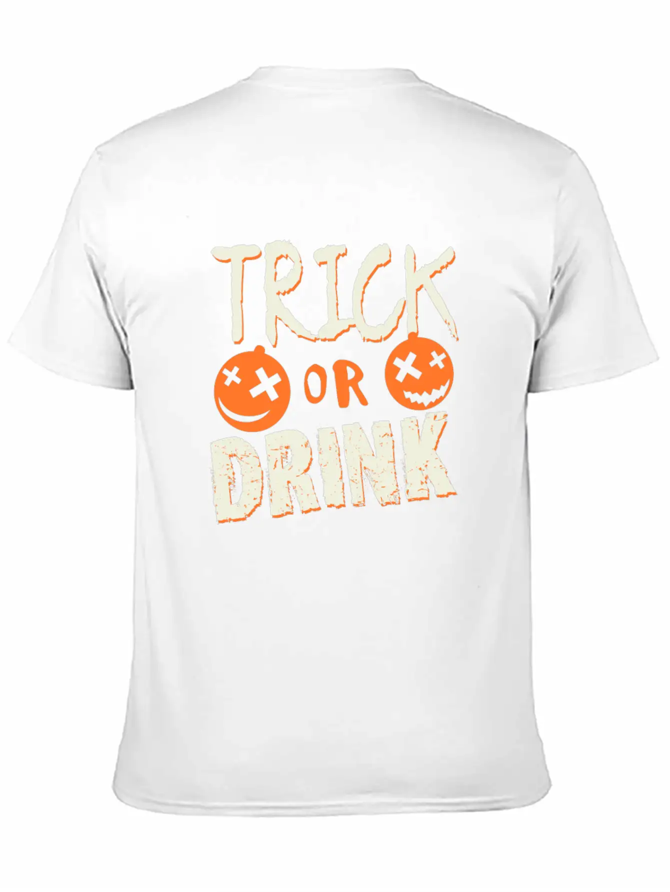 1 Trick Or Drink Timeless Short Sleeve Tee – Comfy And Minimalist Design