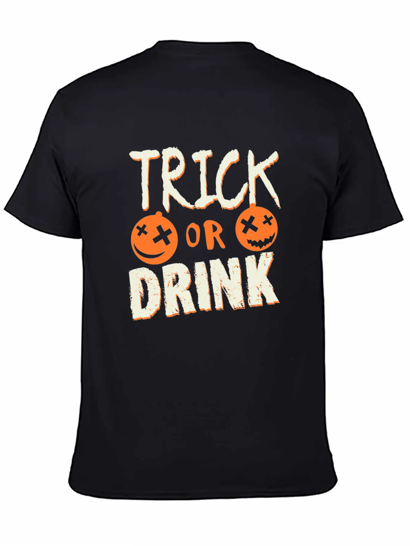 1 Trick Or Drink Timeless Short Sleeve Tee – Comfy And Minimalist Design