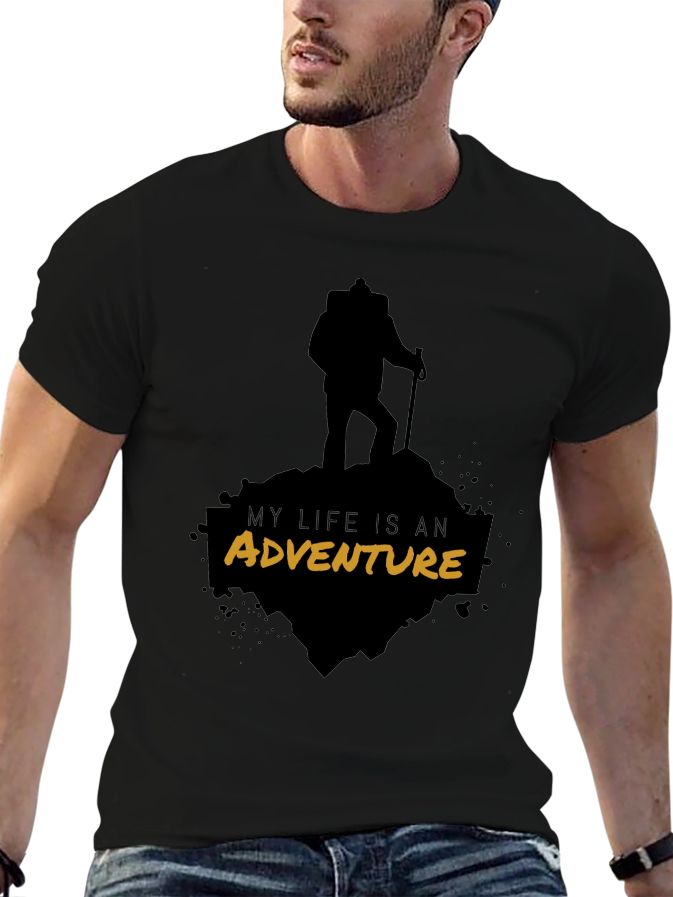 Adventure Seeker Black T-Shirt