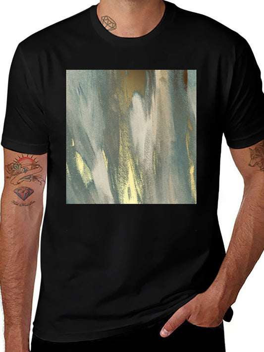 Abstract Art Print Tee - Stylish Casual Wear