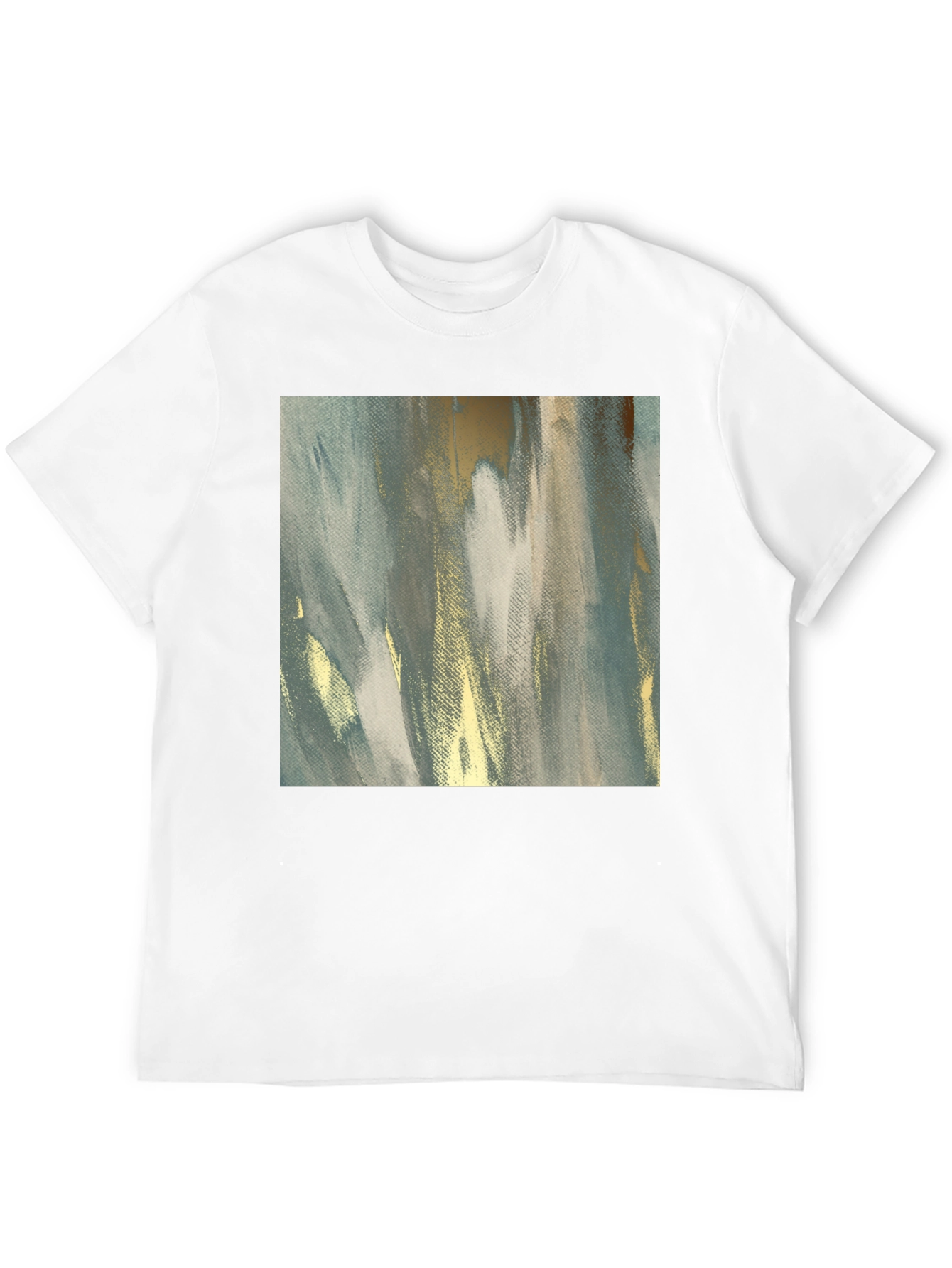 Abstract Art Print Tee - Stylish Casual Wear