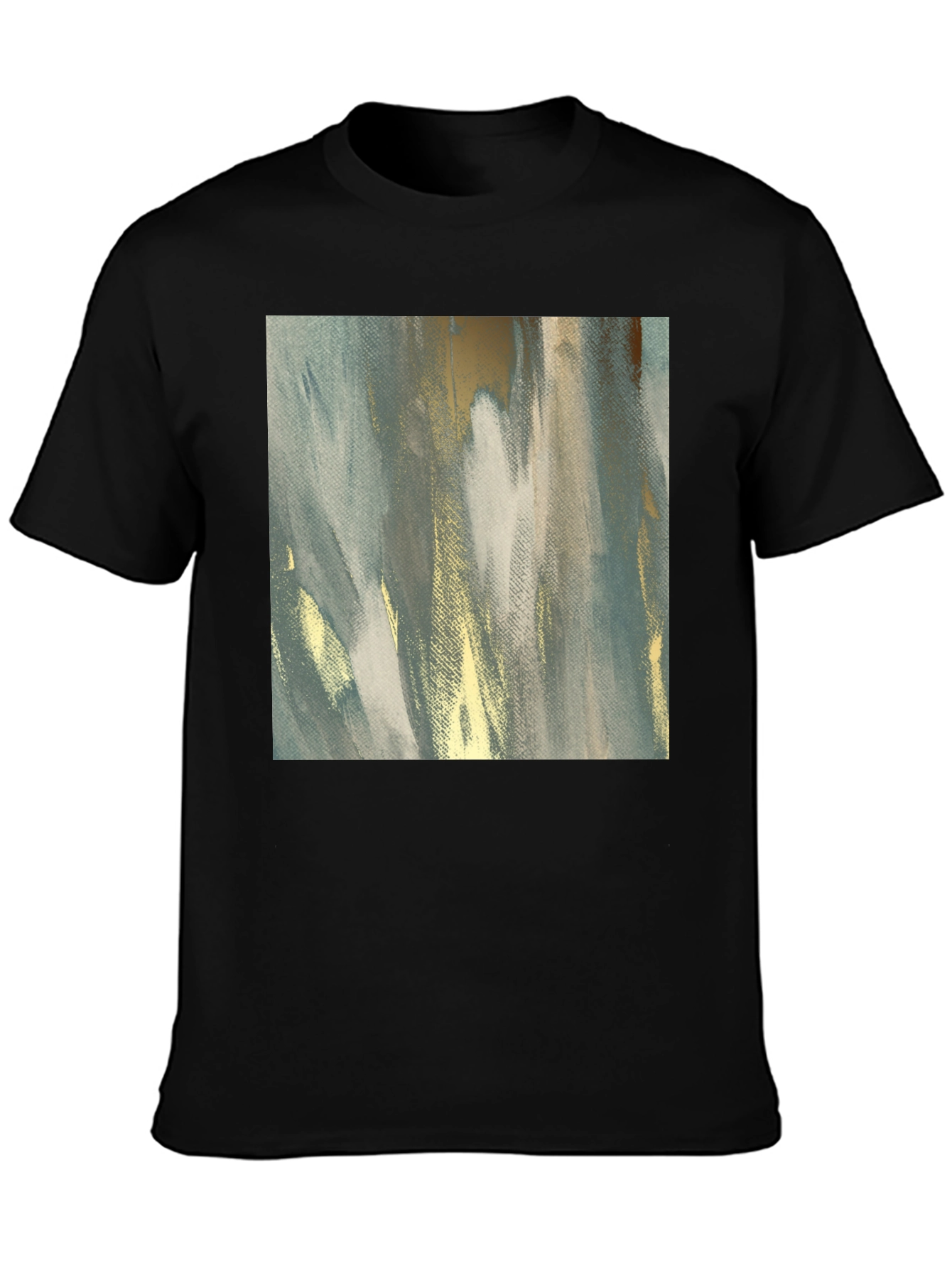 Abstract Art Print Tee - Stylish Casual Wear