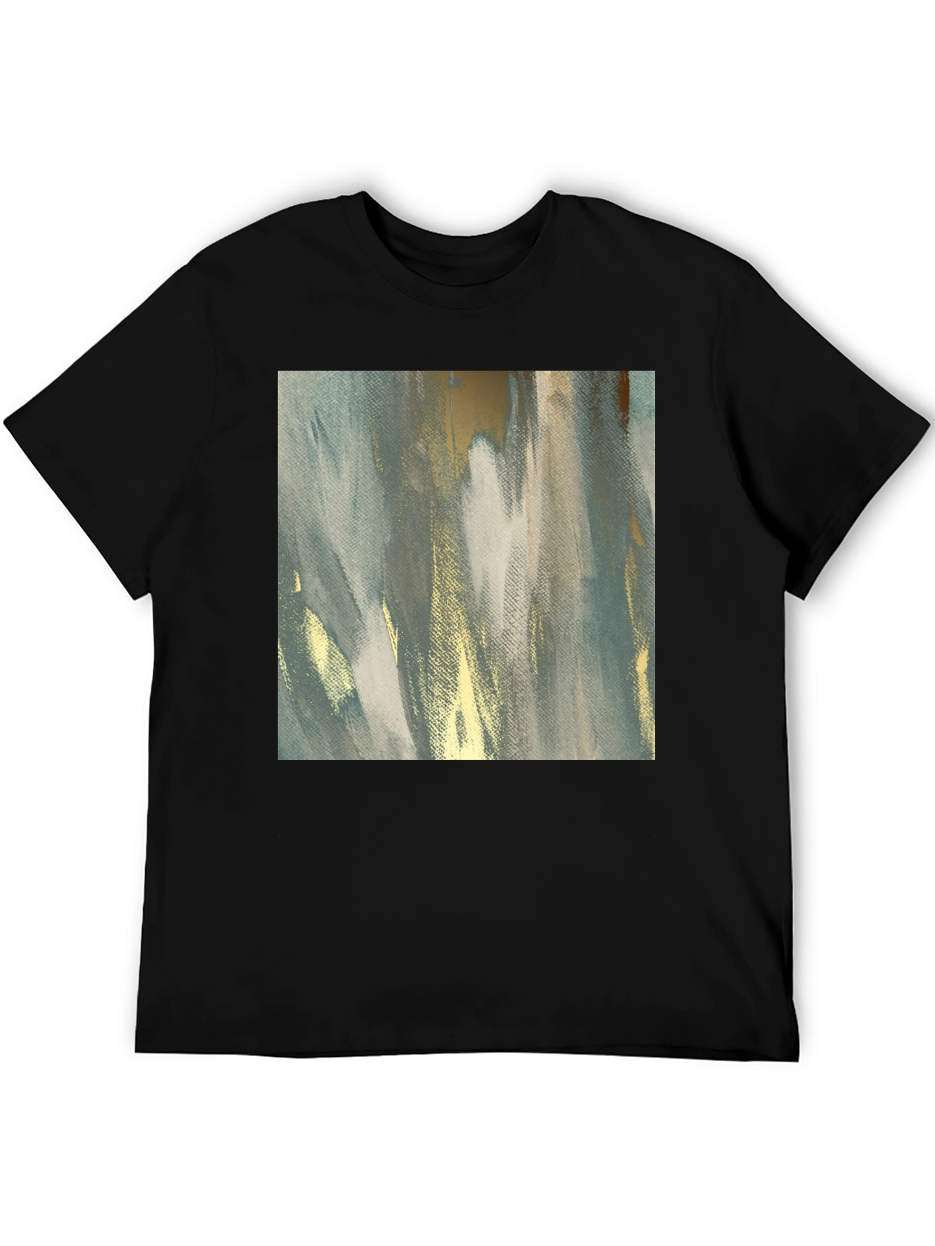 Abstract Art Print Tee - Stylish Casual Wear