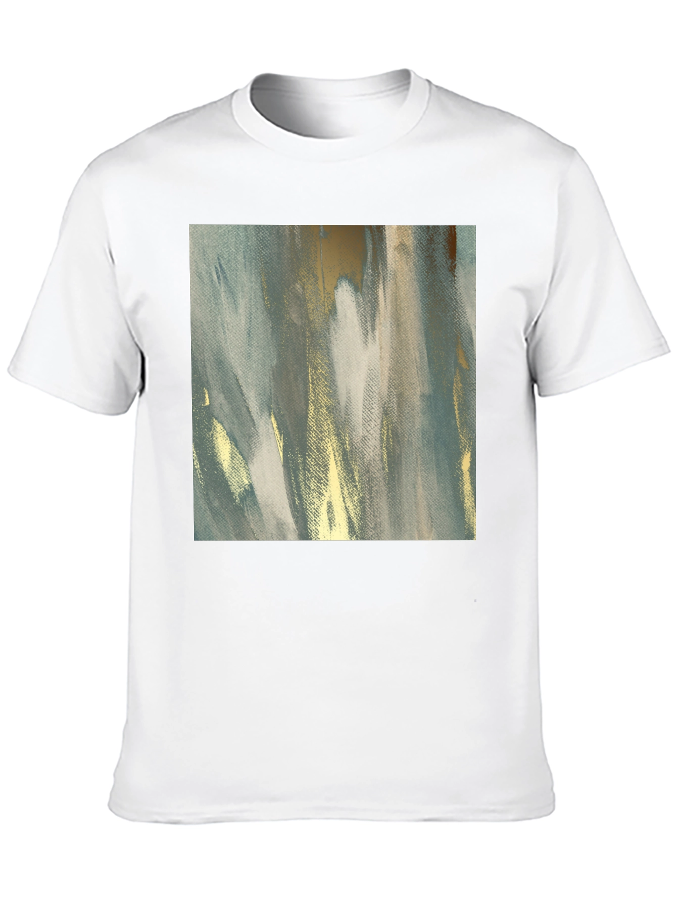 Abstract Art Print Tee - Stylish Casual Wear