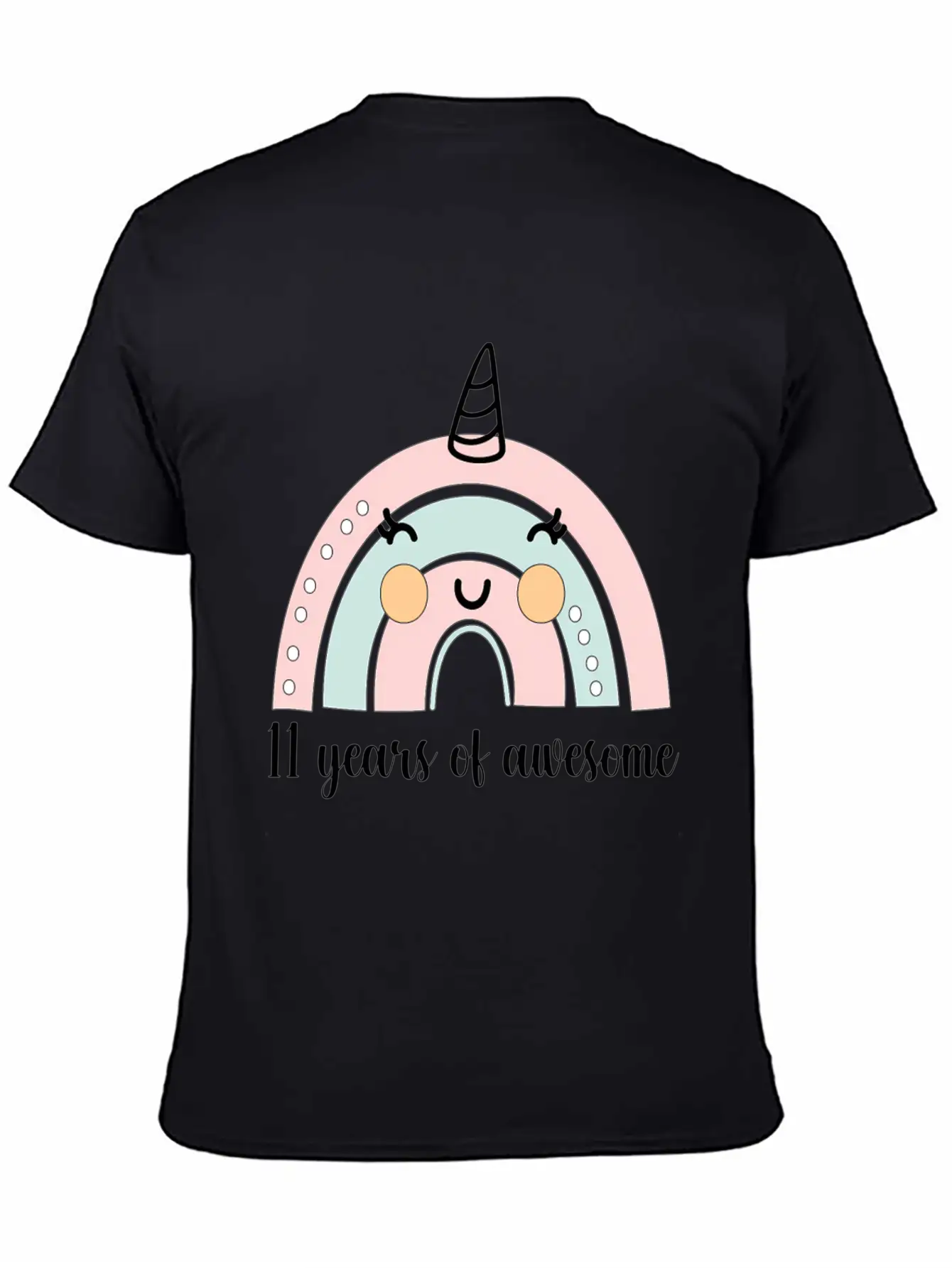 11Th Boho Rainbow Party Unicorn Eleven Years Timeless Short Sleeve Tee – Comfy And Minimalist Design