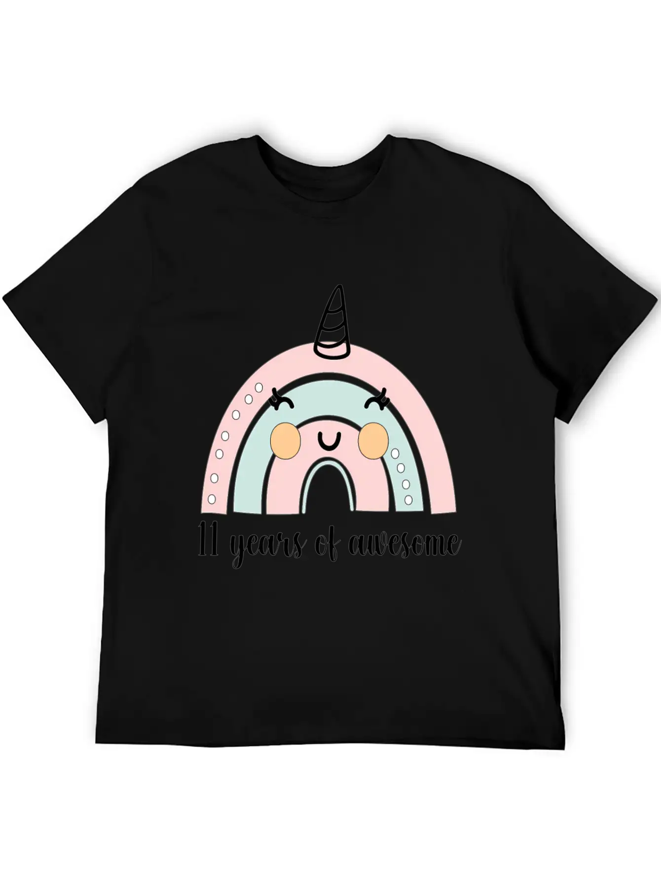11Th Boho Rainbow Party Unicorn Eleven Years Timeless Short Sleeve Tee – Comfy And Minimalist Design