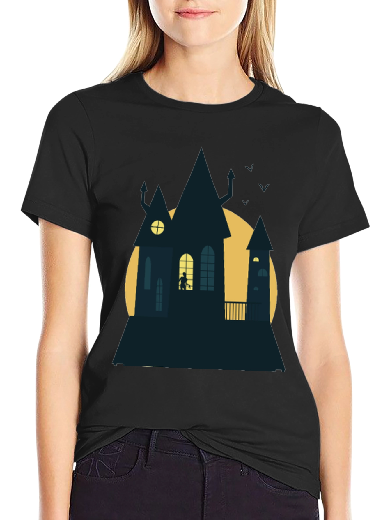 Halloween House Graphic Tee