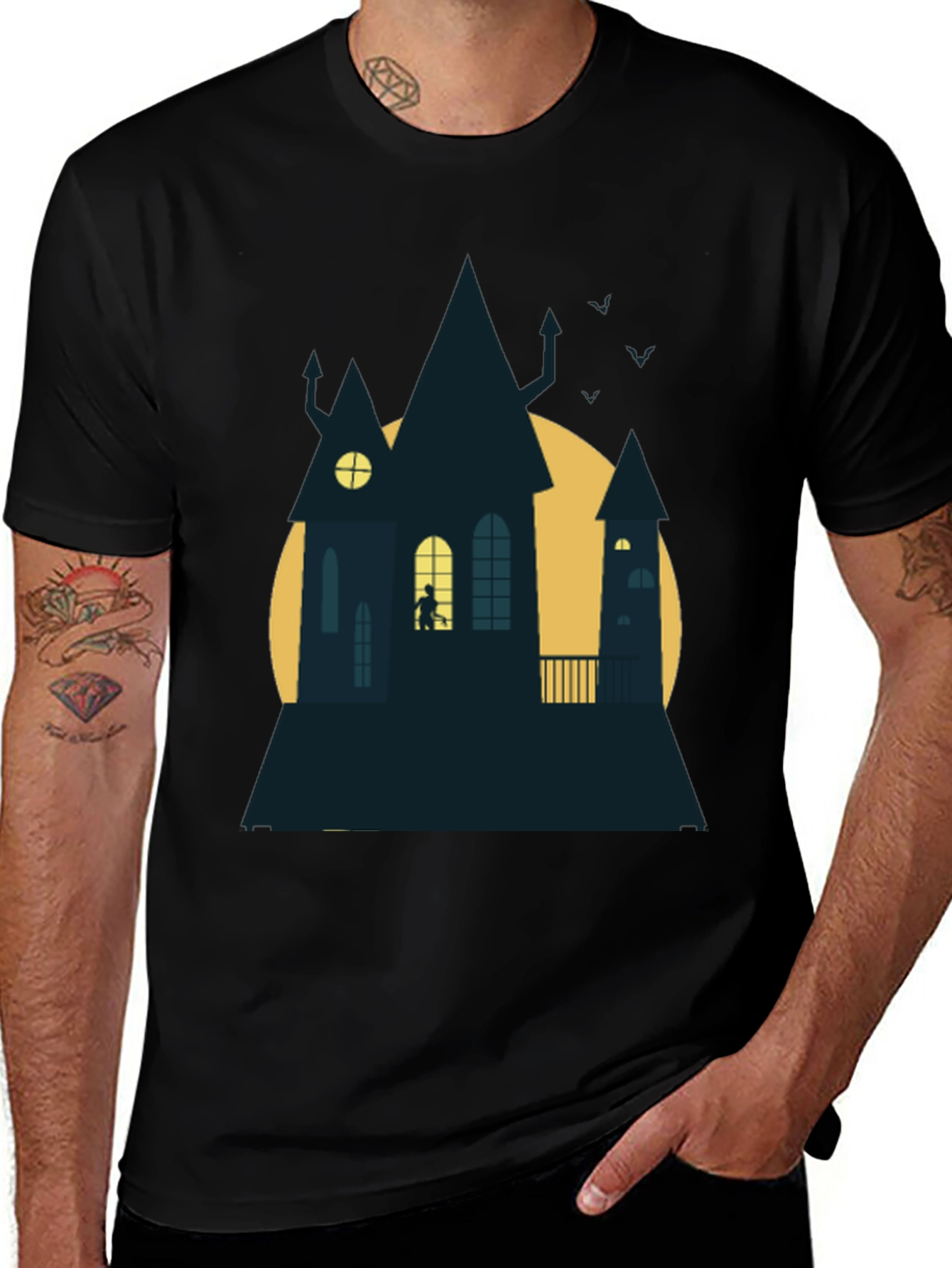 Halloween House Graphic Tee