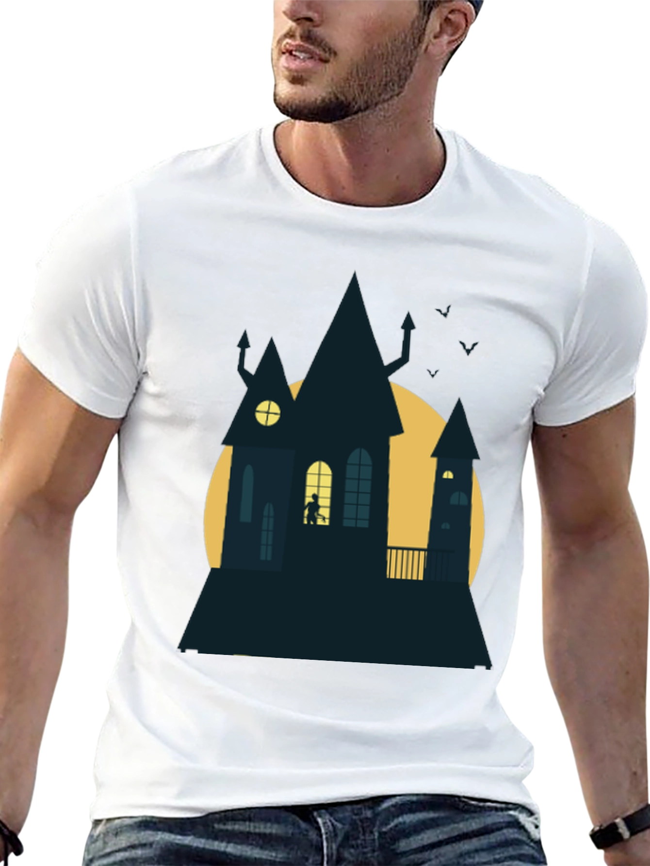Halloween House Graphic Tee