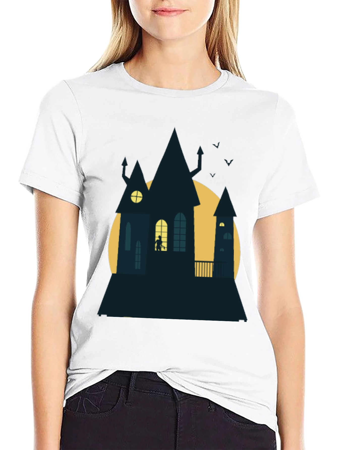 Halloween House Graphic Tee
