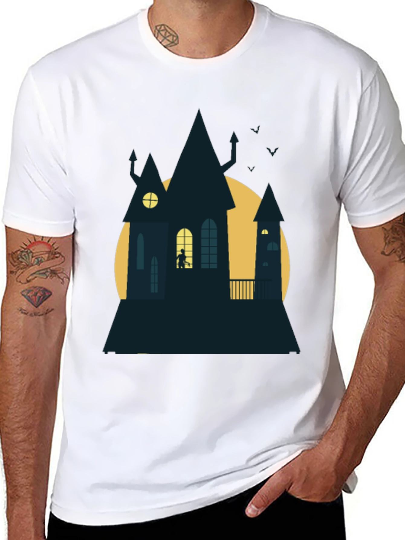 Halloween House Graphic Tee