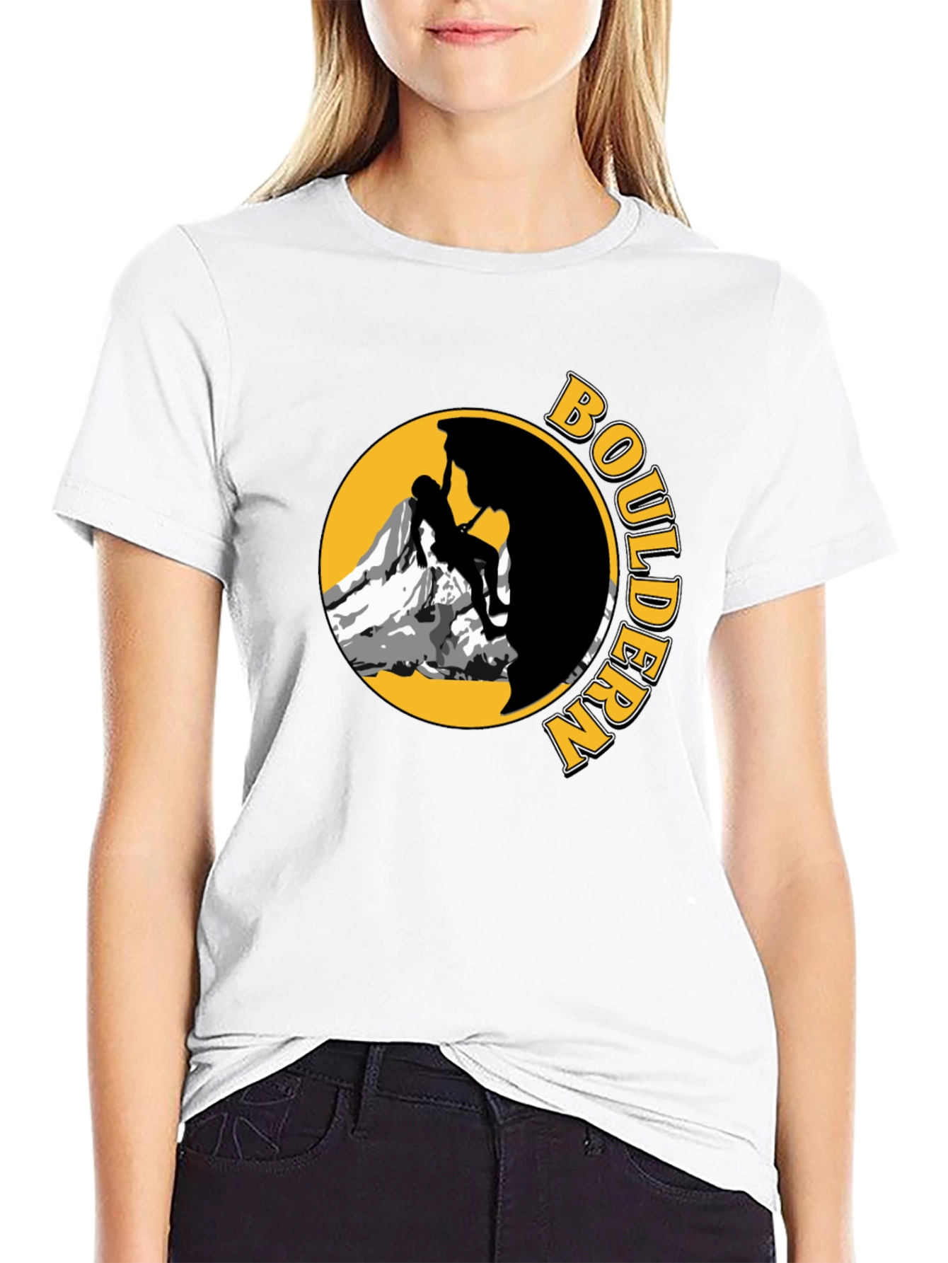 Boulder Climber Graphic Tee - Black