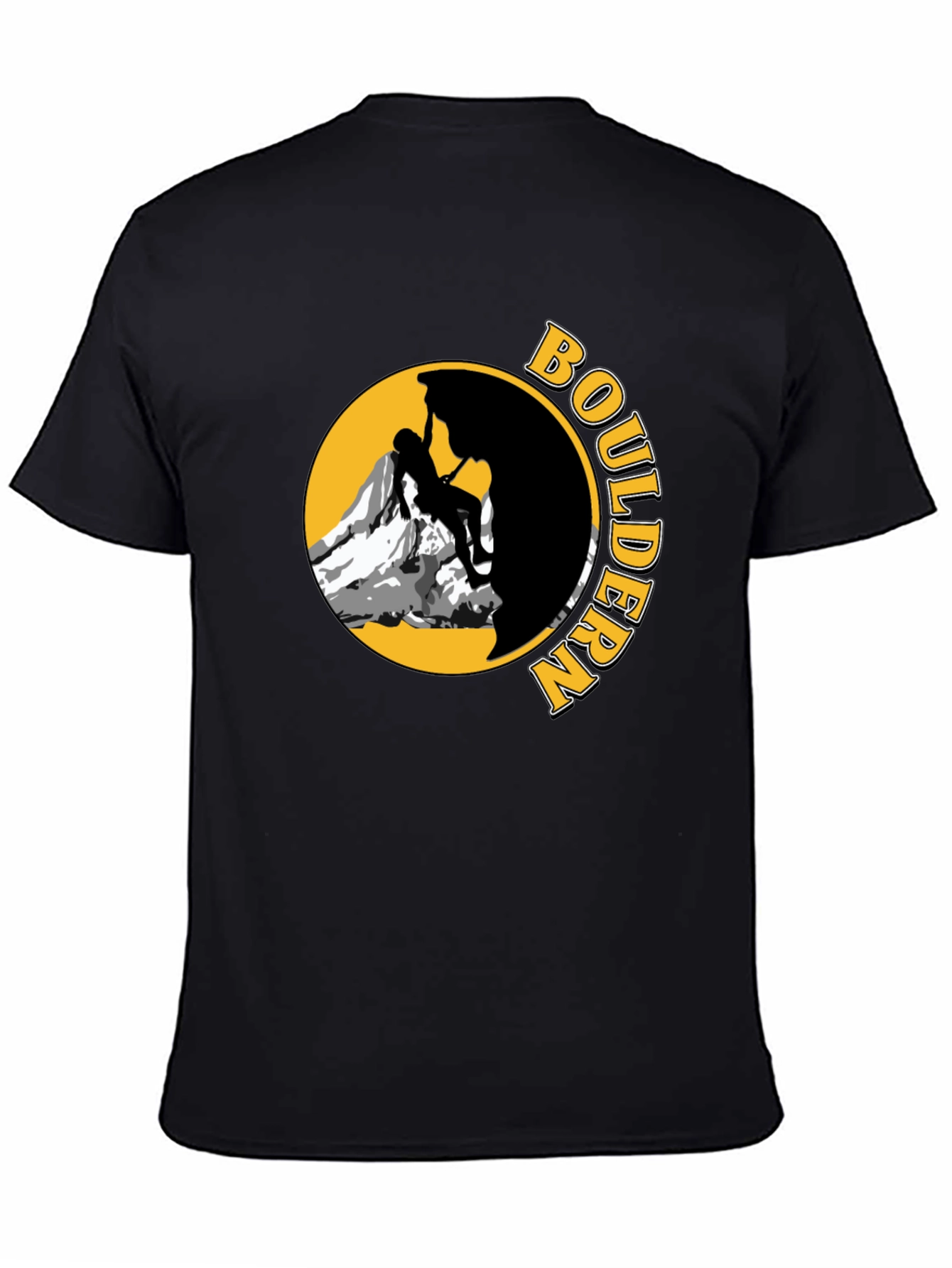 Boulder Climber Graphic Tee - Black