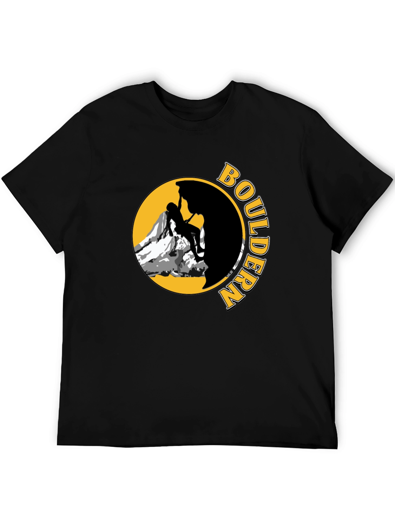 Boulder Climber Graphic Tee - Black