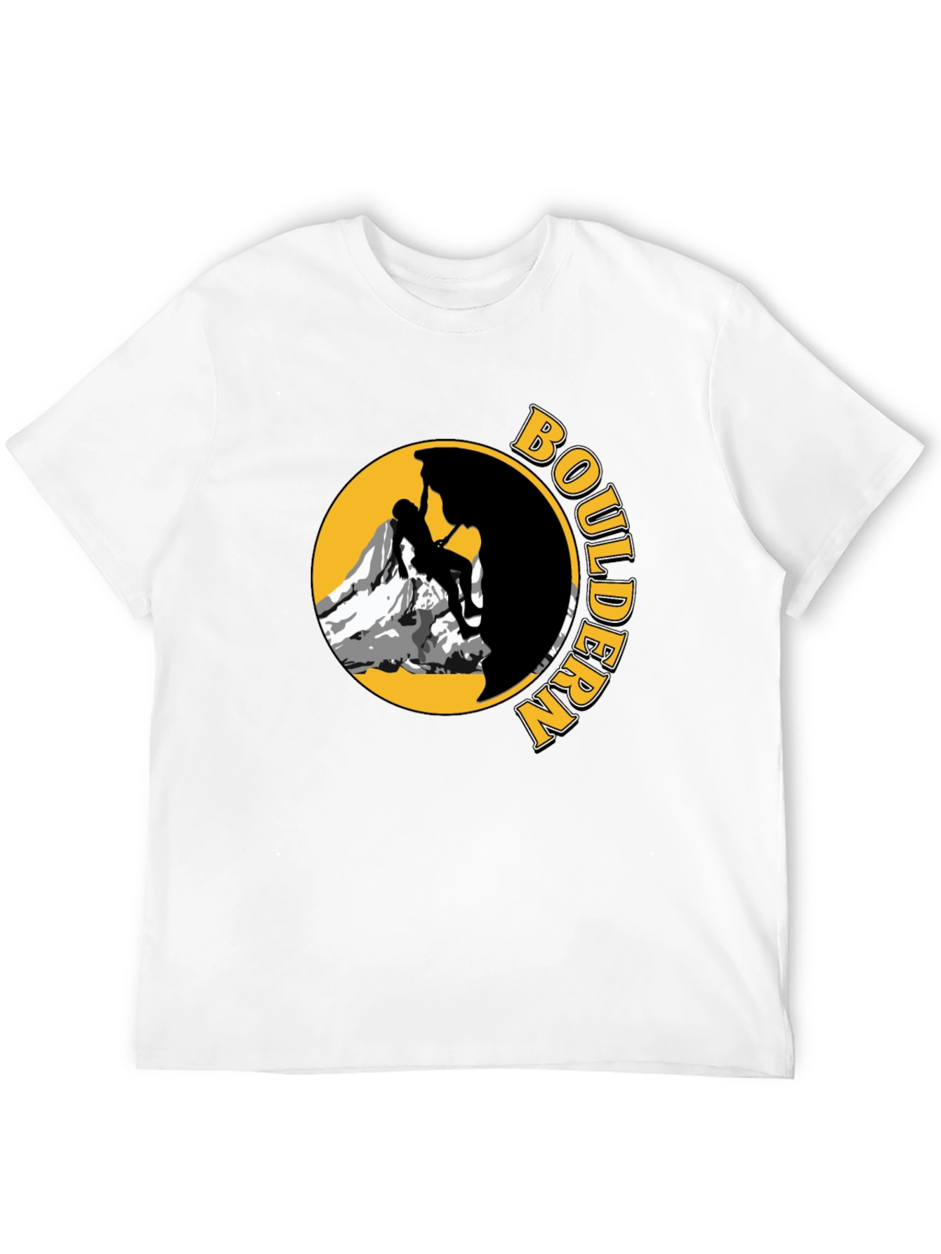 Boulder Climber Graphic Tee - Black