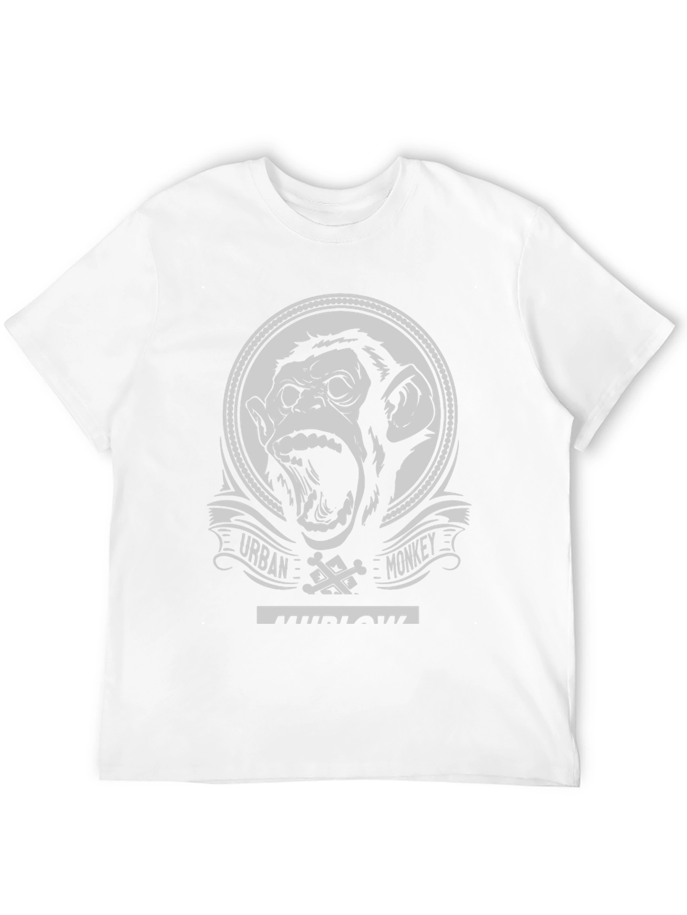 Urban Monkey Graphic T-Shirt - Black
