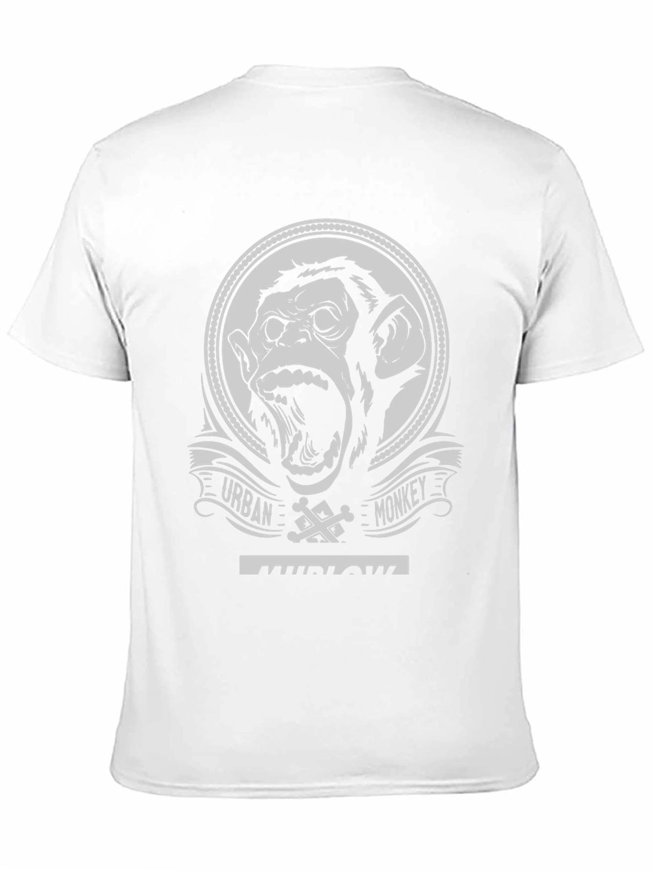 Urban Monkey Graphic T-Shirt - Black