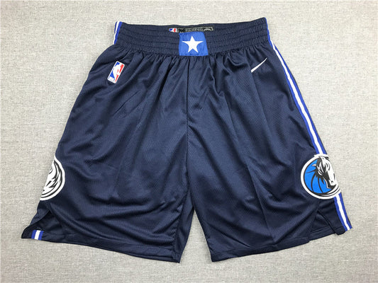 Men's Dallas Mavericks Navy Basketball Shorts1