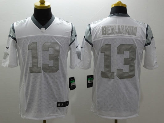 Men's Carolina Panthers Kelvin Benjamin #13 White Game Jerseys