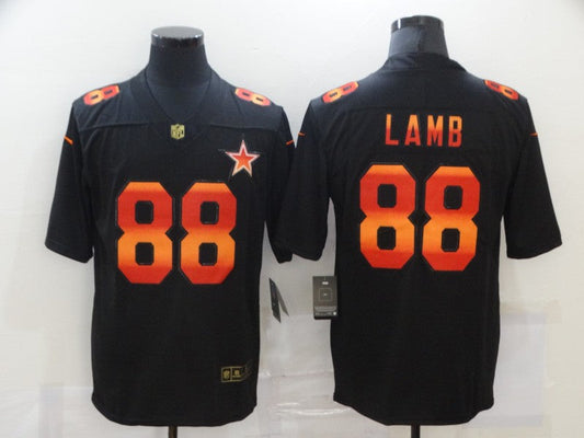 Men's Dallas Cowboys #88 CeeDee Lamb Black Game Player Jerseys