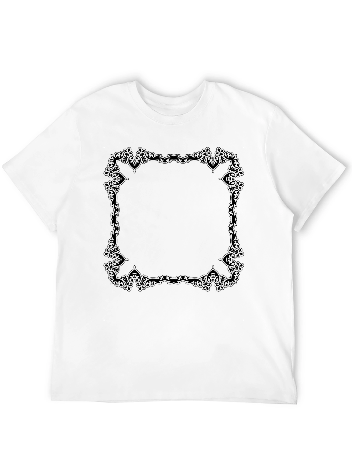 Ornate Frame Black T-Shirt - Graphic Tee