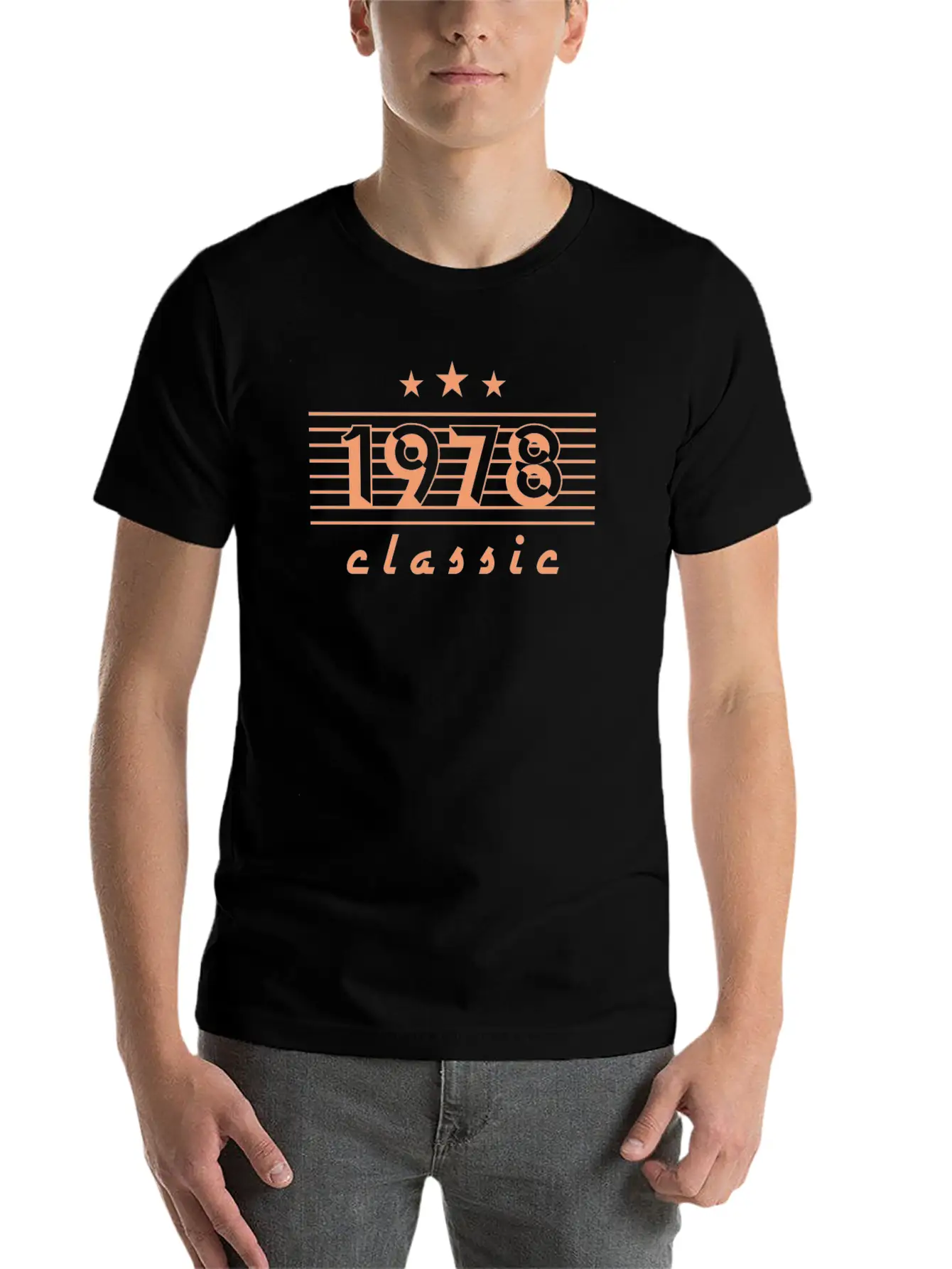 1978 Classic 40 Th Birthday Timeless Short Sleeve Tee – Comfy And Minimalist Design